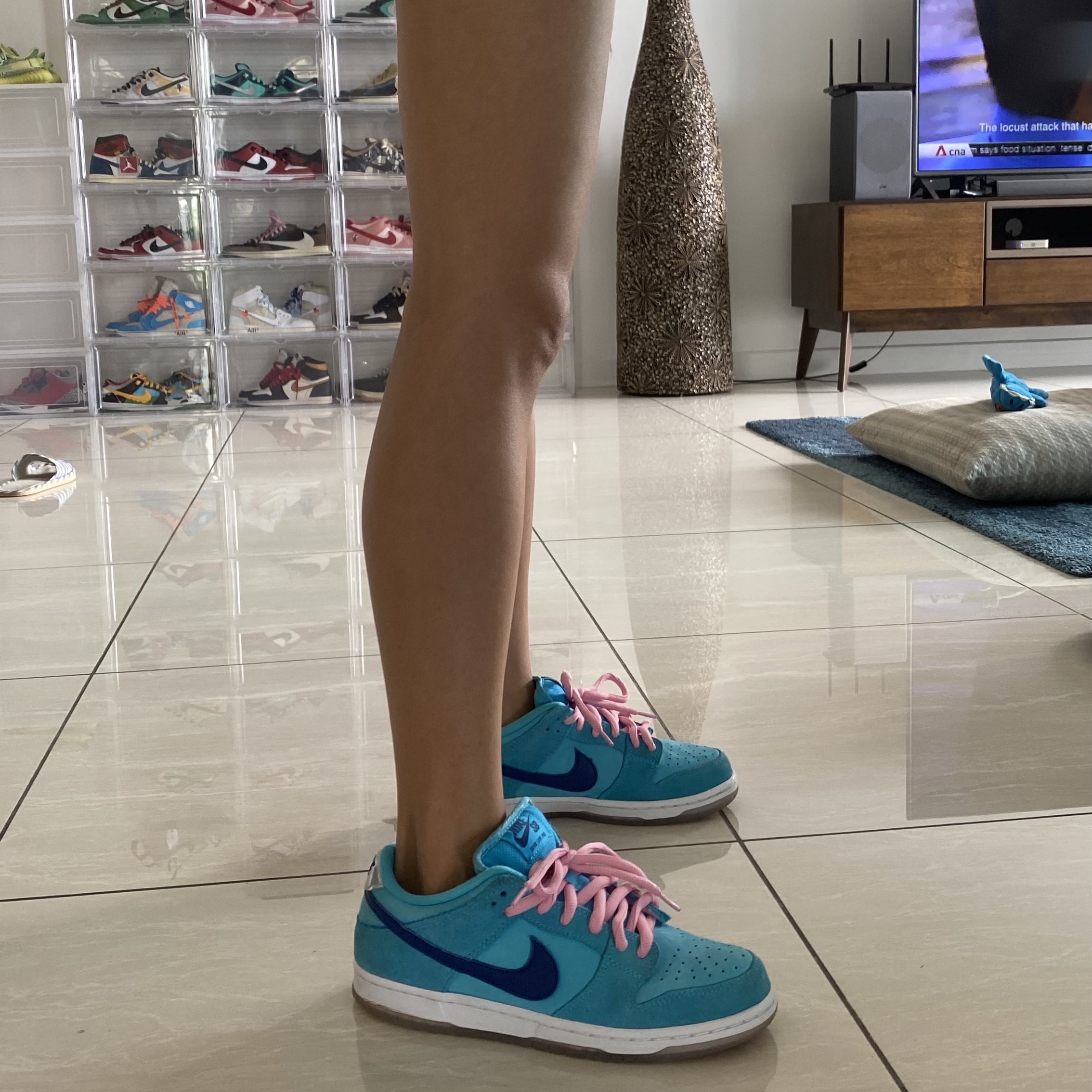 Nike SB Dunk Low Pro Blue Fury 착용 스타일