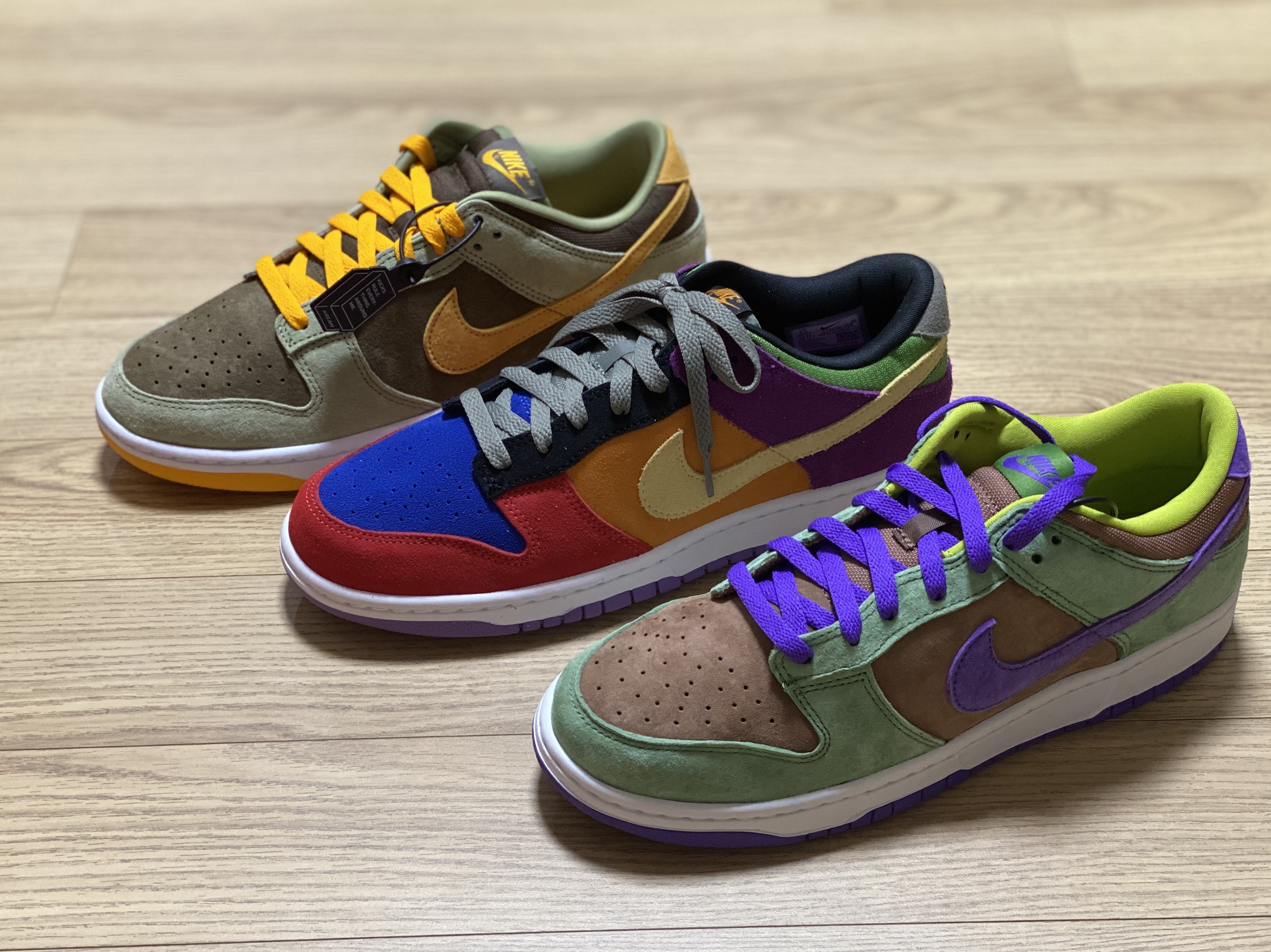 Nike Dunk Low SP Veneer, Nike Dunk Low SE Dusty Olive 착용 스타일 - 5