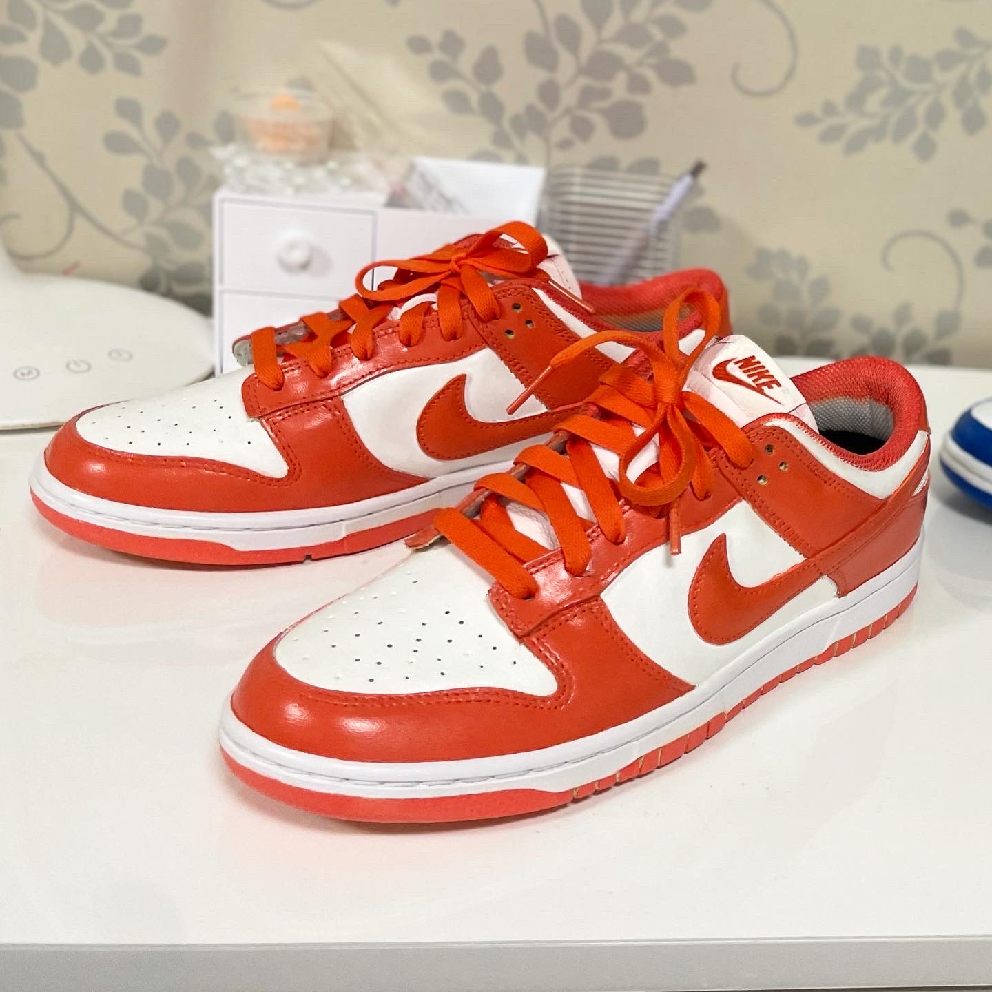 (W) Nike Dunk Low Light Soft Pink 착용 스타일 - 1