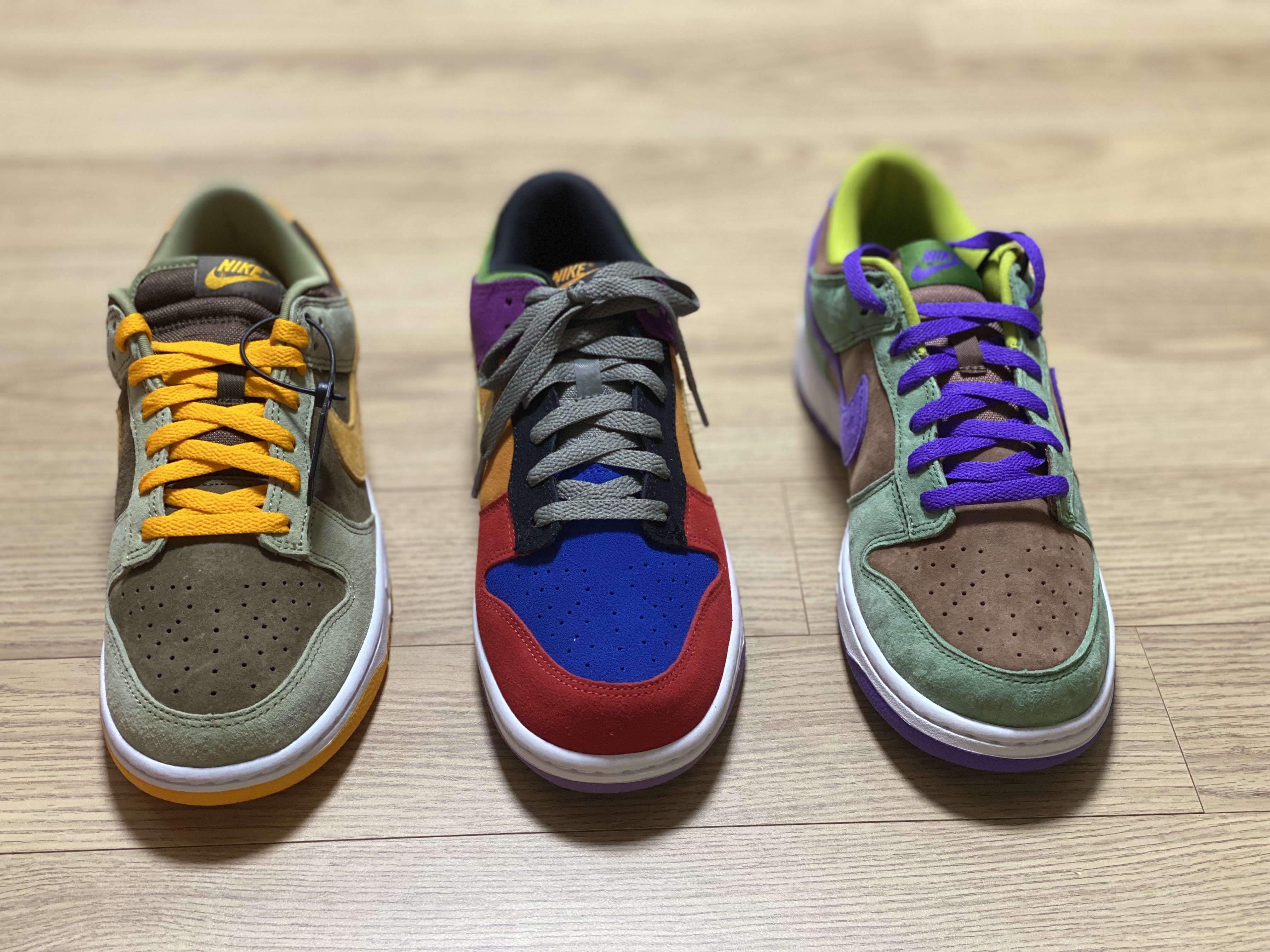 Nike Dunk Low SP Veneer, Nike Dunk Low SE Dusty Olive 착용 스타일 - 4