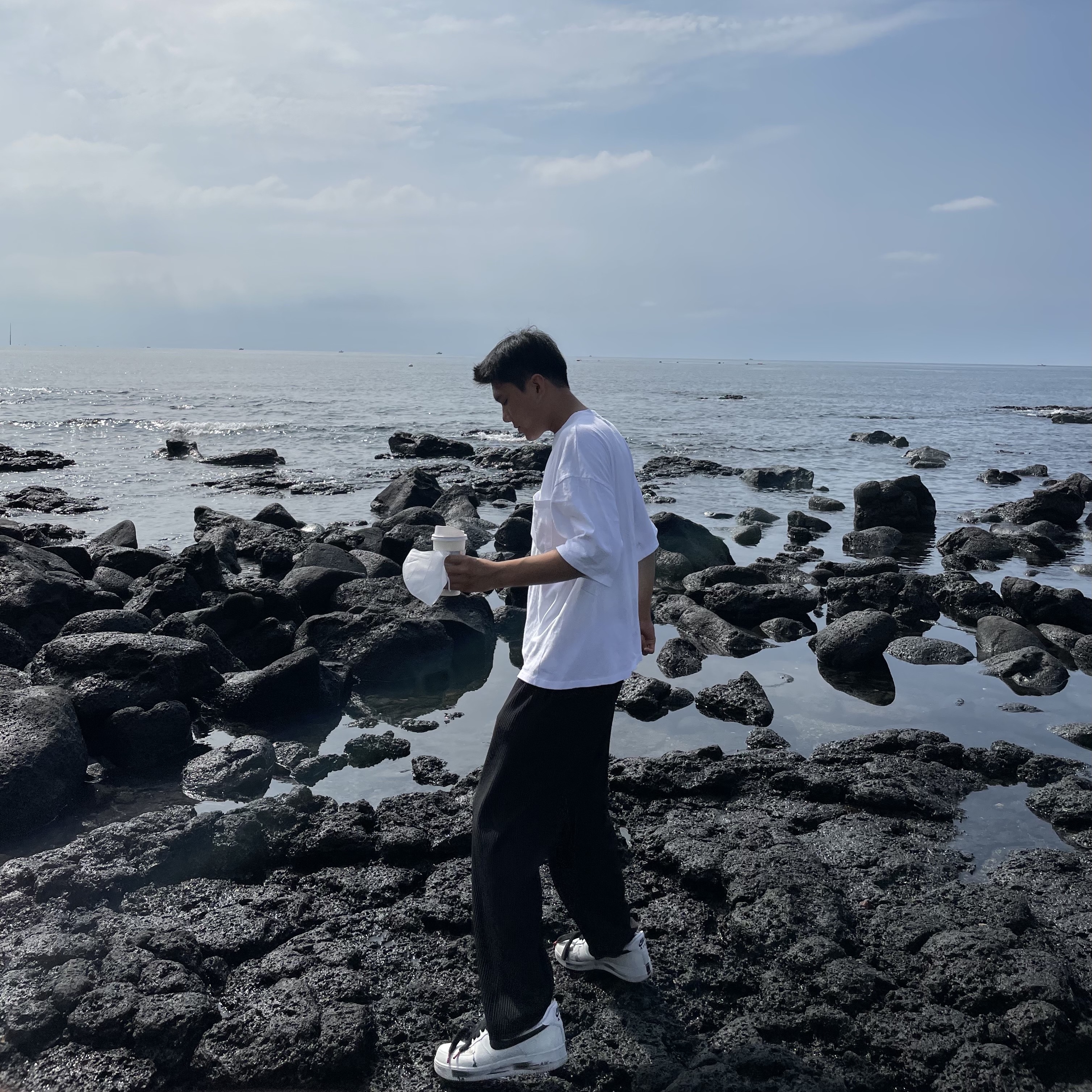Nike x Peaceminusone Air Force 1 Low Para-Noise 2.0 착용 스타일 - 2