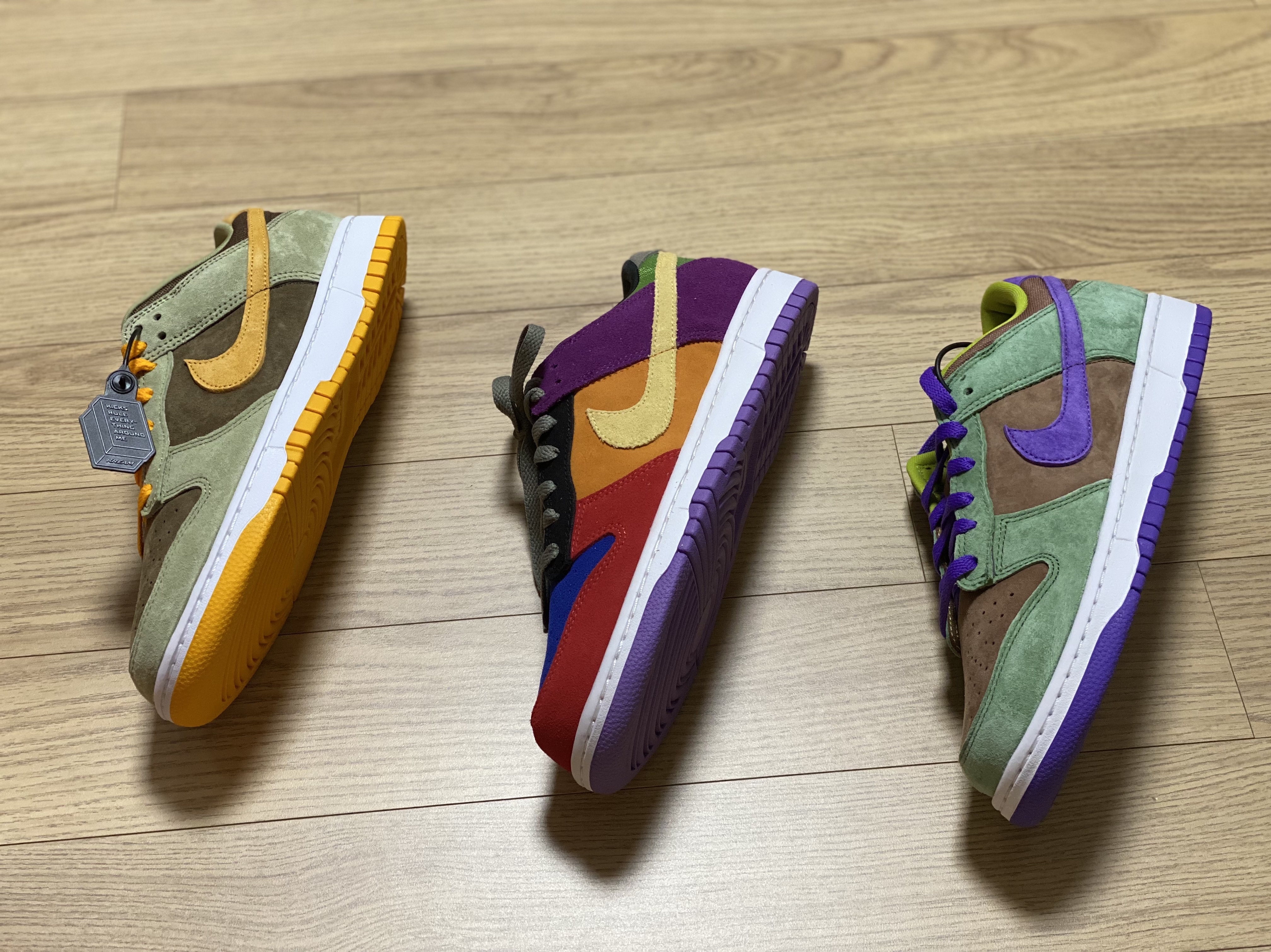 Nike Dunk Low SP Veneer, Nike Dunk Low SE Dusty Olive 착용 스타일 - 3