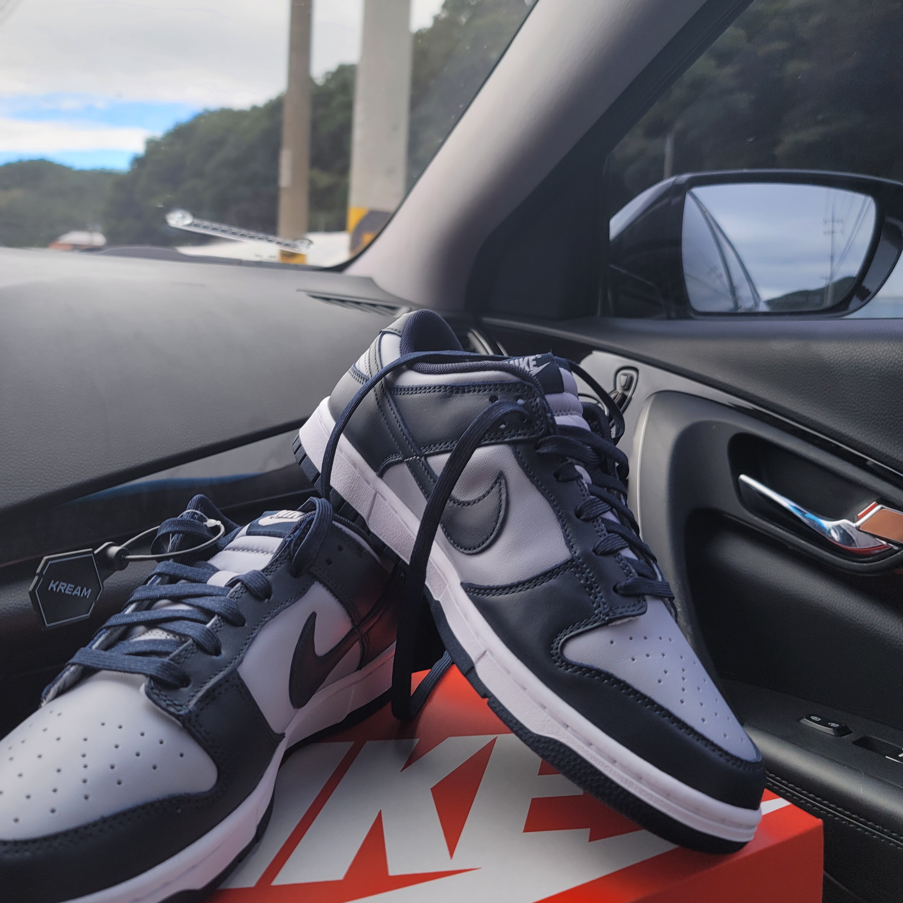 Nike Dunk Low Retro Championship Grey 착용 스타일 - 3