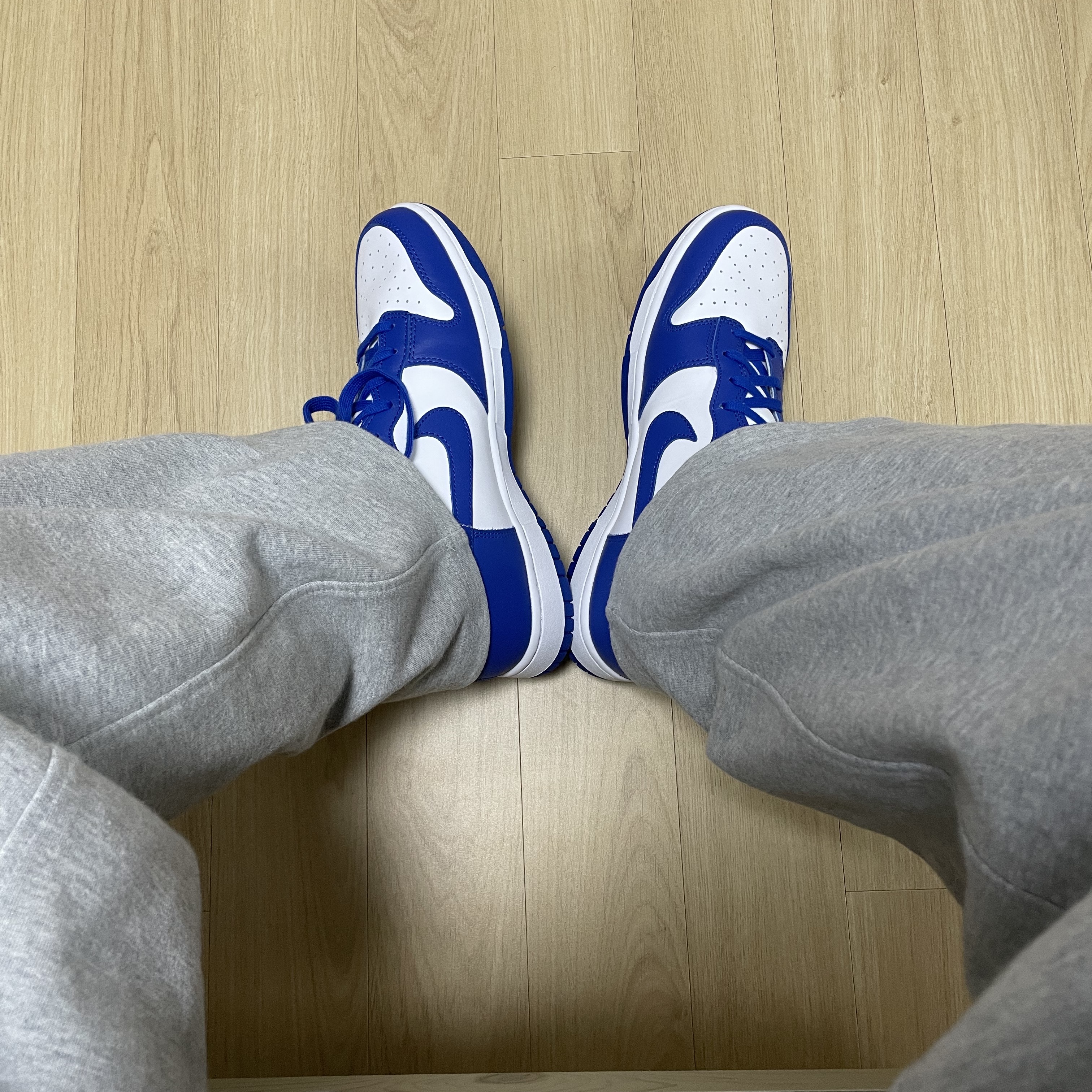Nike Dunk High Retro Game Royal 착용 스타일