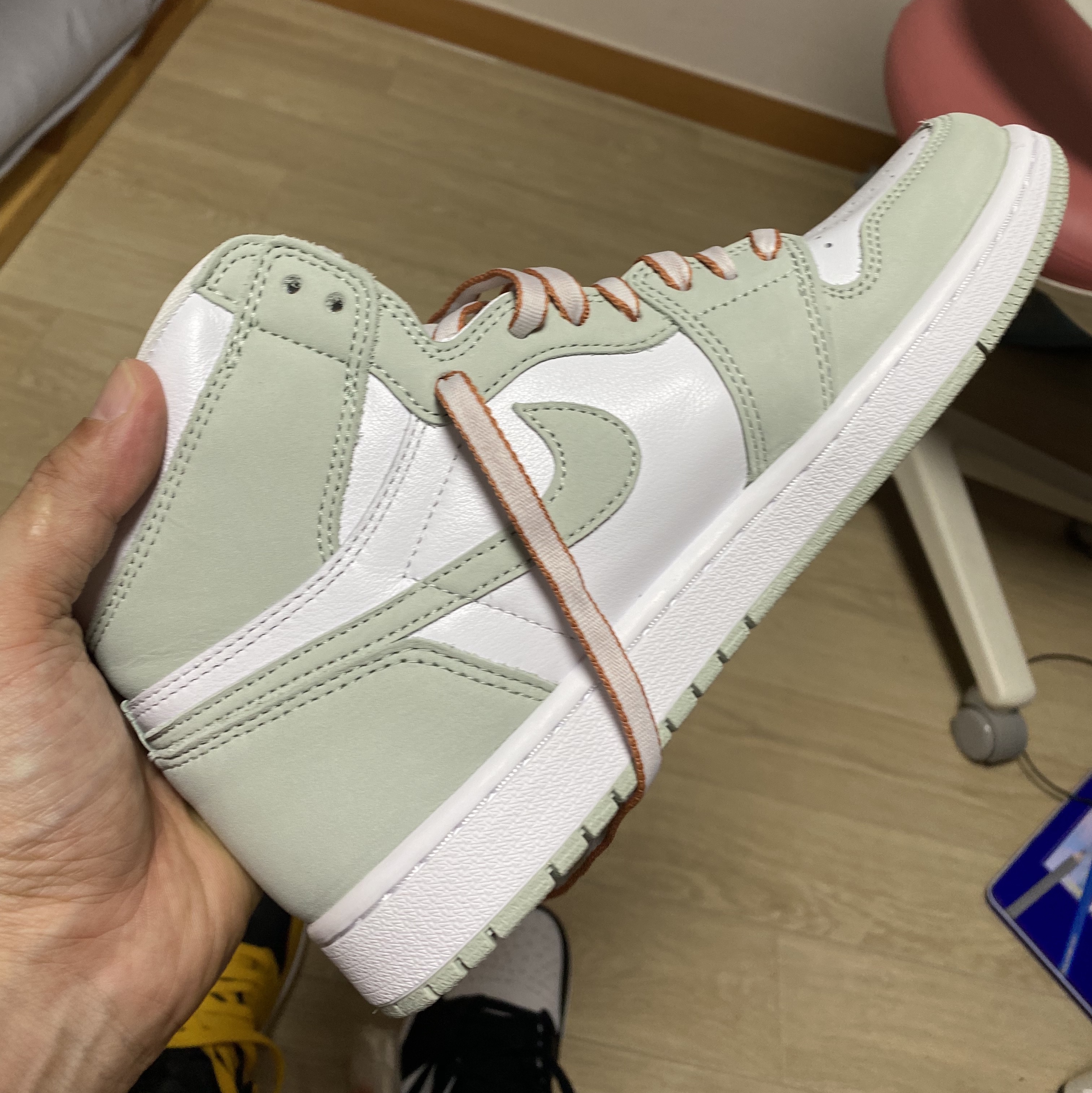 (W) Jordan 1 Retro High OG Seafoam, Jordan 1 Retro High OG Shadow 2.0 착용 스타일 - 5