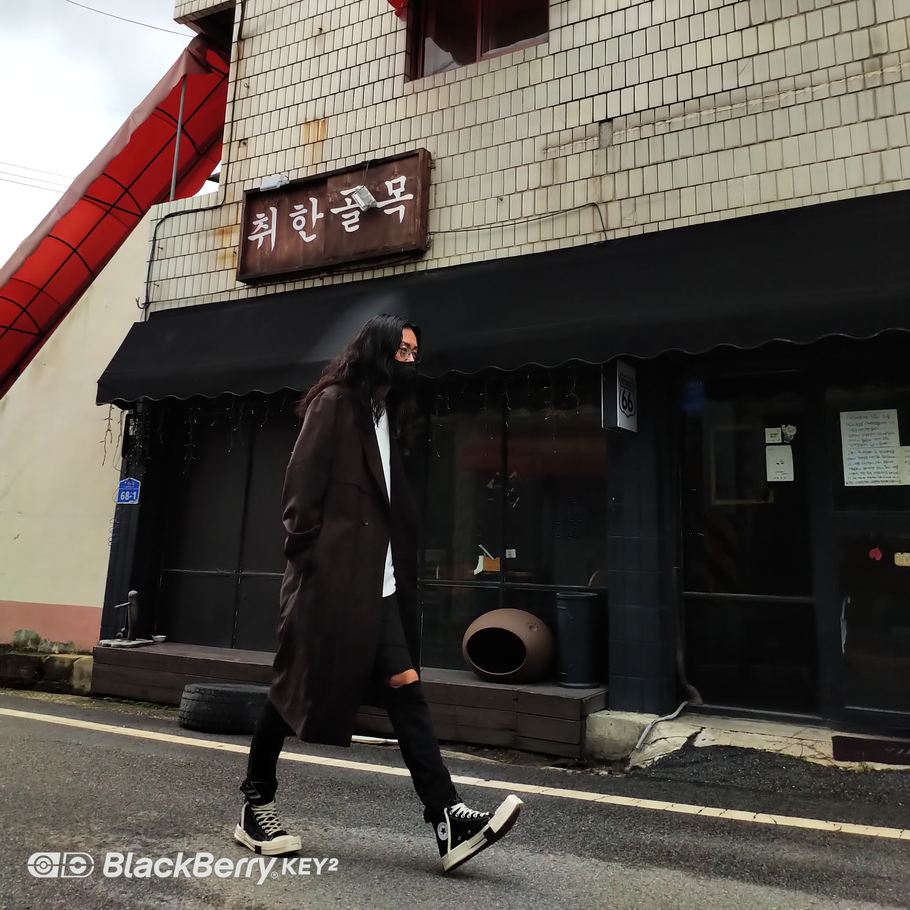 Converse x Drkshdw Turbodrk Chuck 70 Hi Black 착용 스타일 - 2