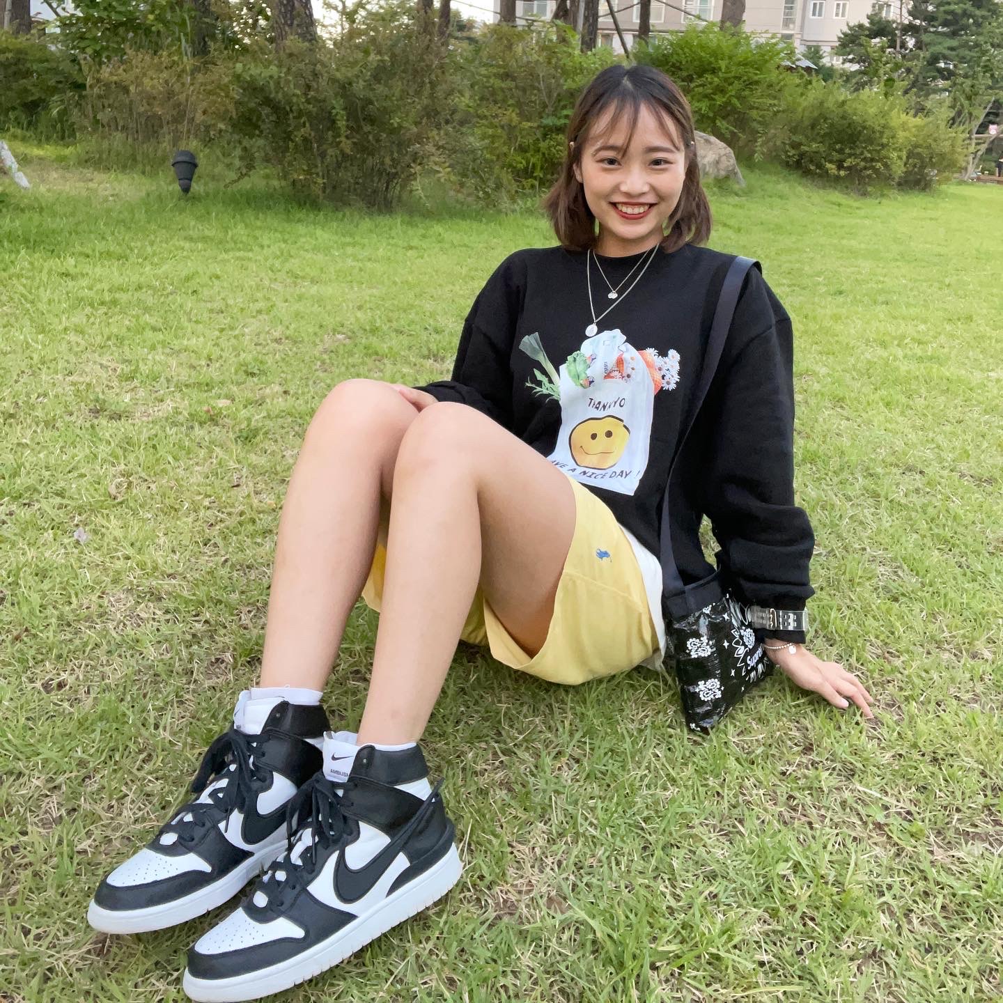 Nike x Ambush Dunk High Black, Supreme Bandana Tarp Side Bag Black - 21SS 착용 스타일 - 3