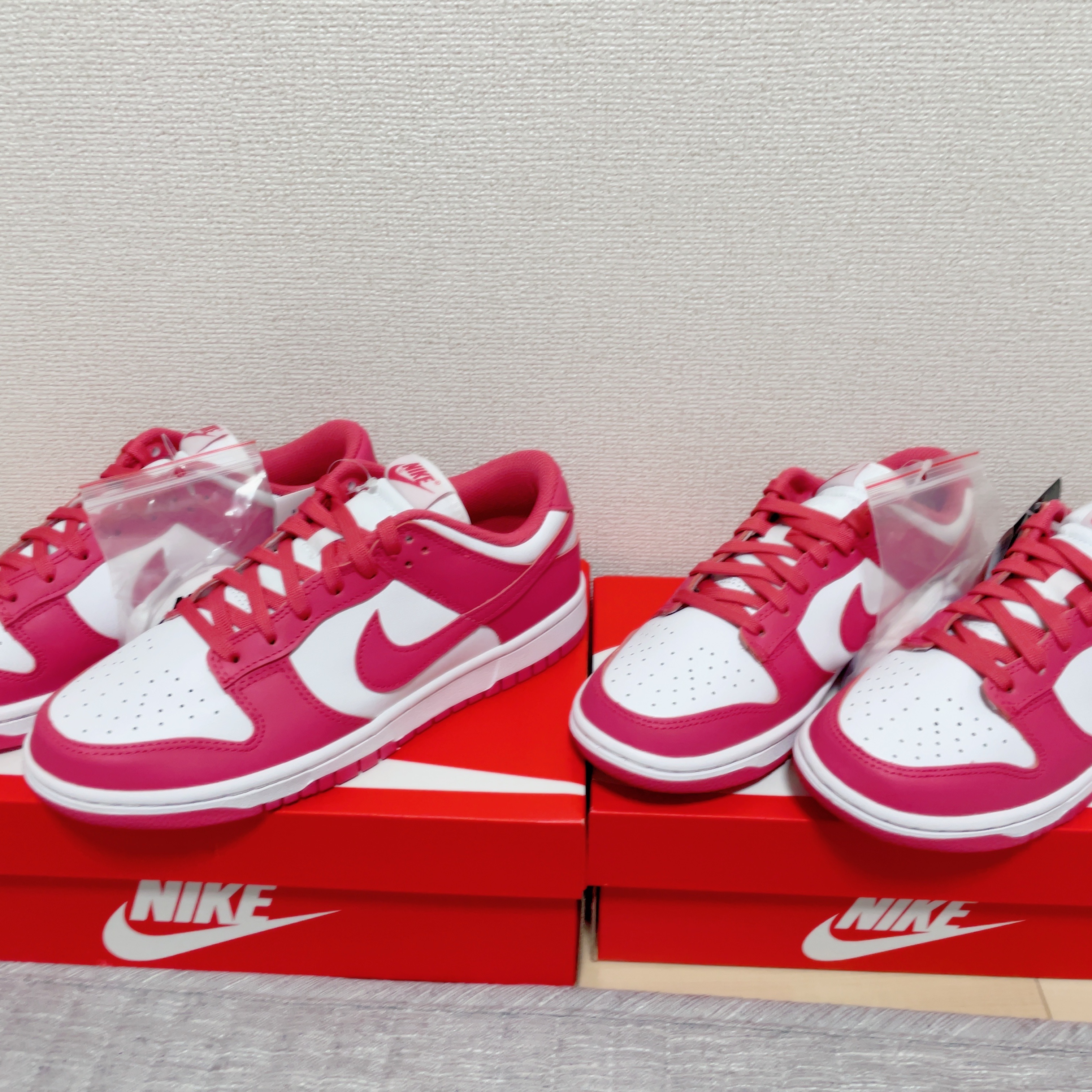 (W) Nike Dunk Low Archeo Pink 착용 스타일 - 1