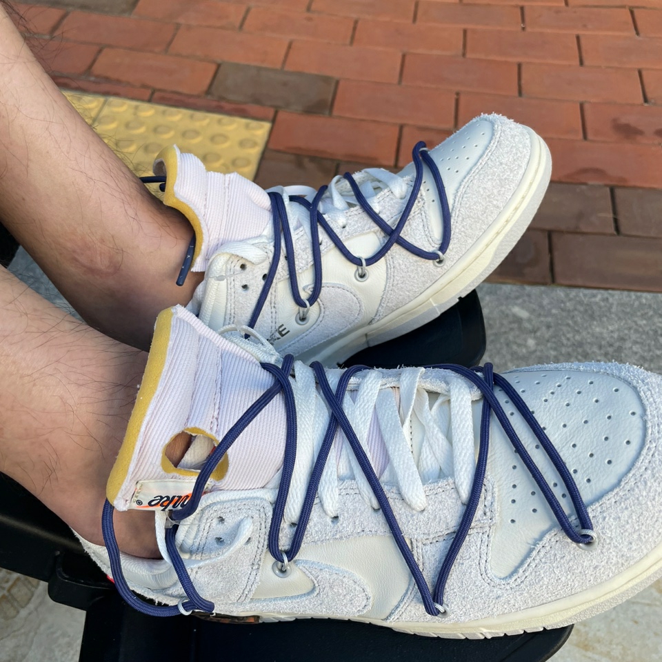 Nike x Off-White Dunk Low The 50 - Lot 18 착용 스타일 - 2