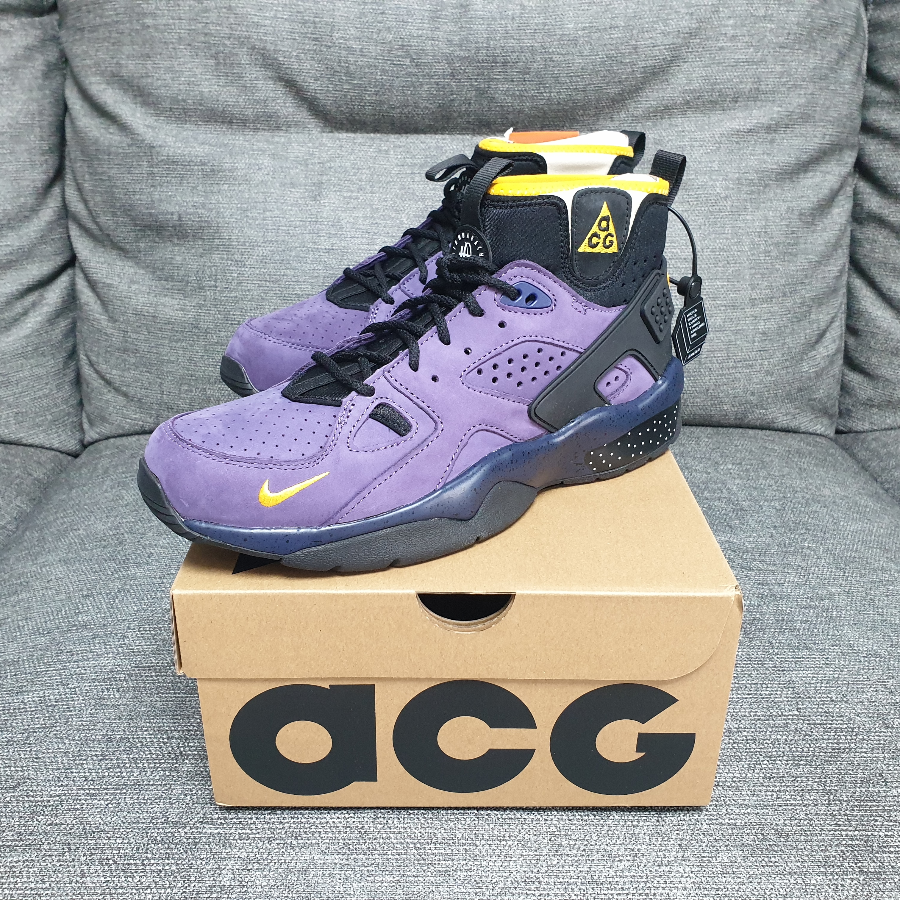 Nike ACG Air Mowabb Gravity Purple 착용 스타일 - 2