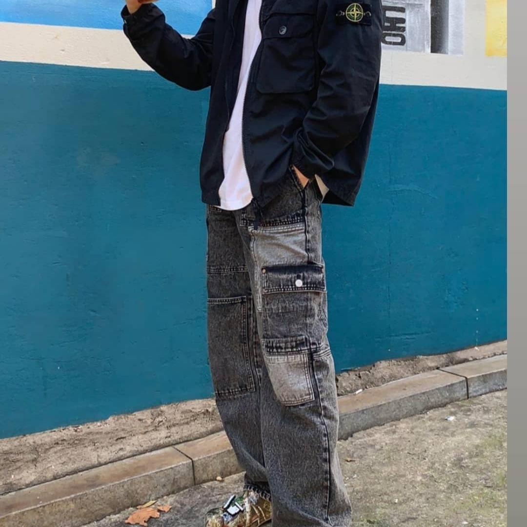 Crocs x Thisisneverthat Classic Clog Walnut, Stone Island 117WN T.CO+OLD Overshirt Black - 21SS 착용 스타일