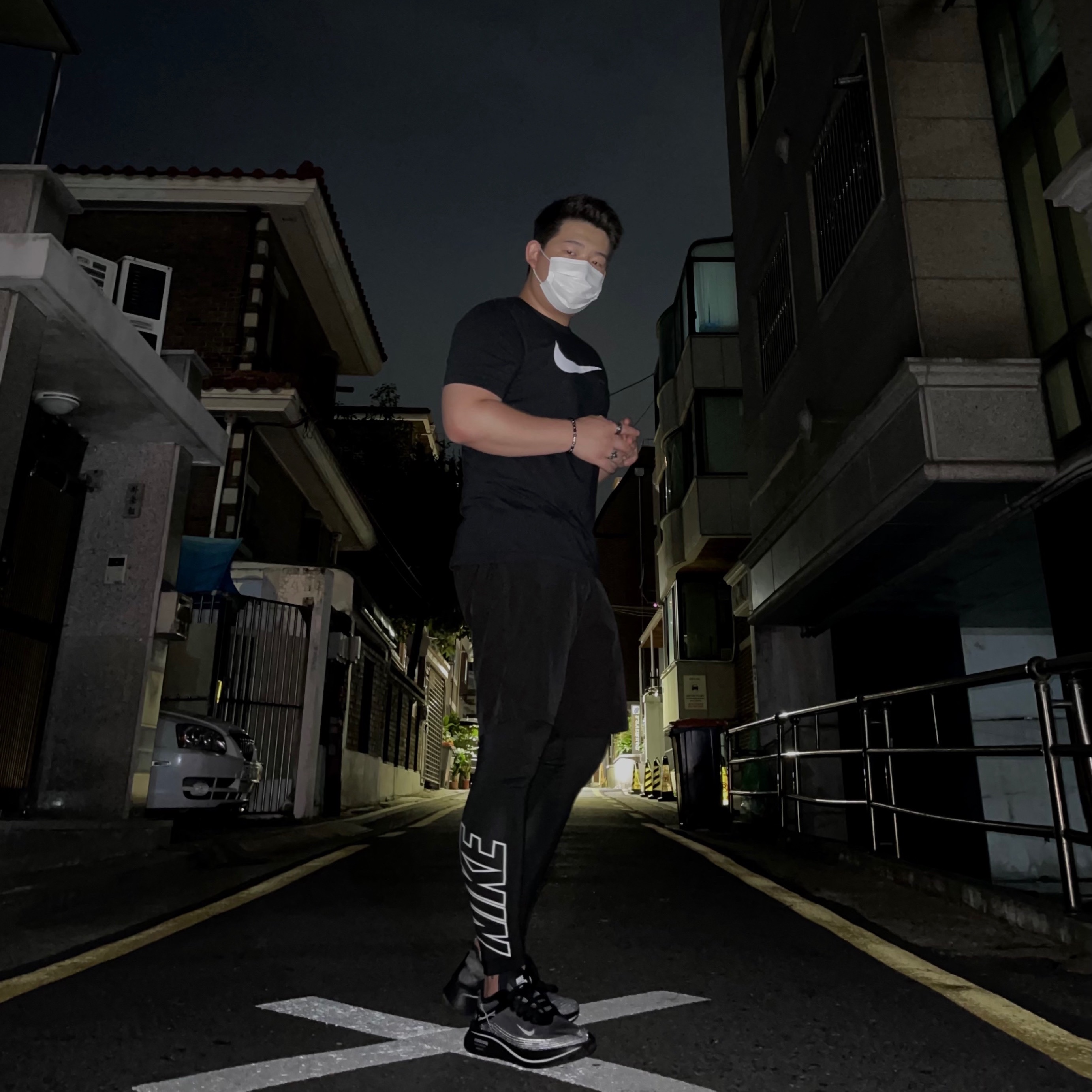 Nike x Undercover Gyakusou Zoom Fly Black 착용 스타일