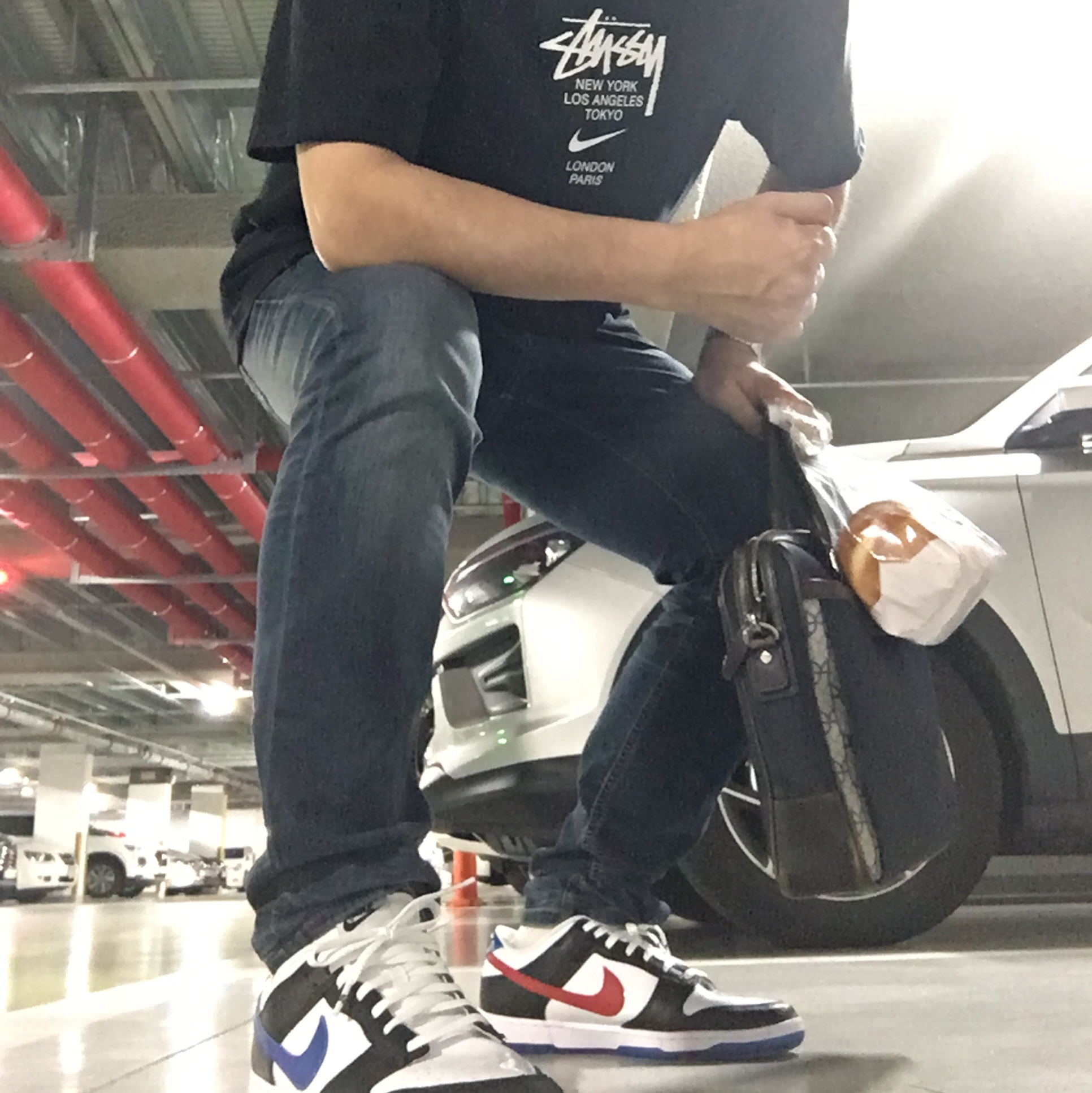 Nike x Stussy WT T-Shirt Black - US/EU, Nike Dunk Low SE Seoul 착용 스타일