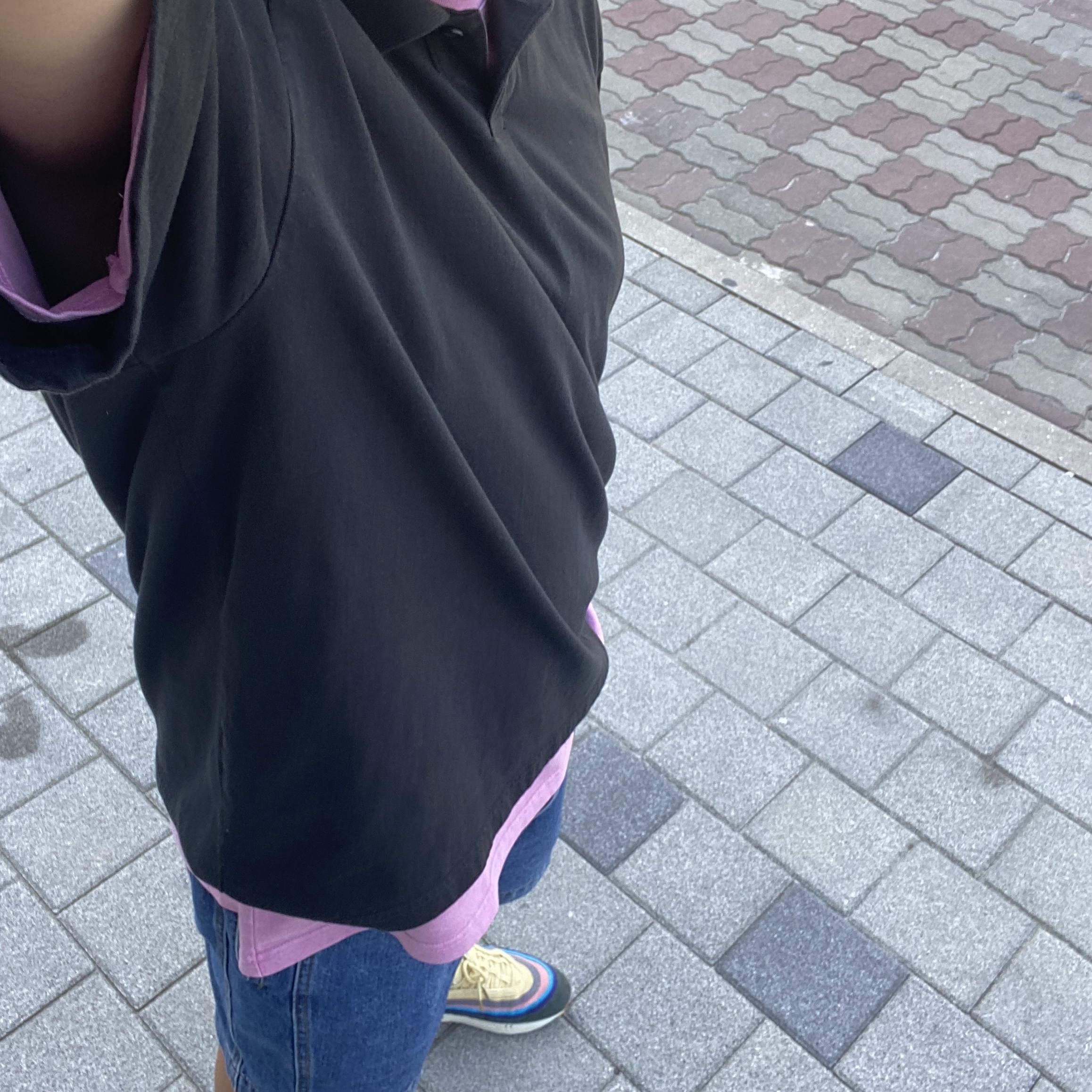 Essentials Short Sleeve Polo Black - 21SS, Nike x Sean Wotherspoon Air Max 1/97 착용 스타일 - 3
