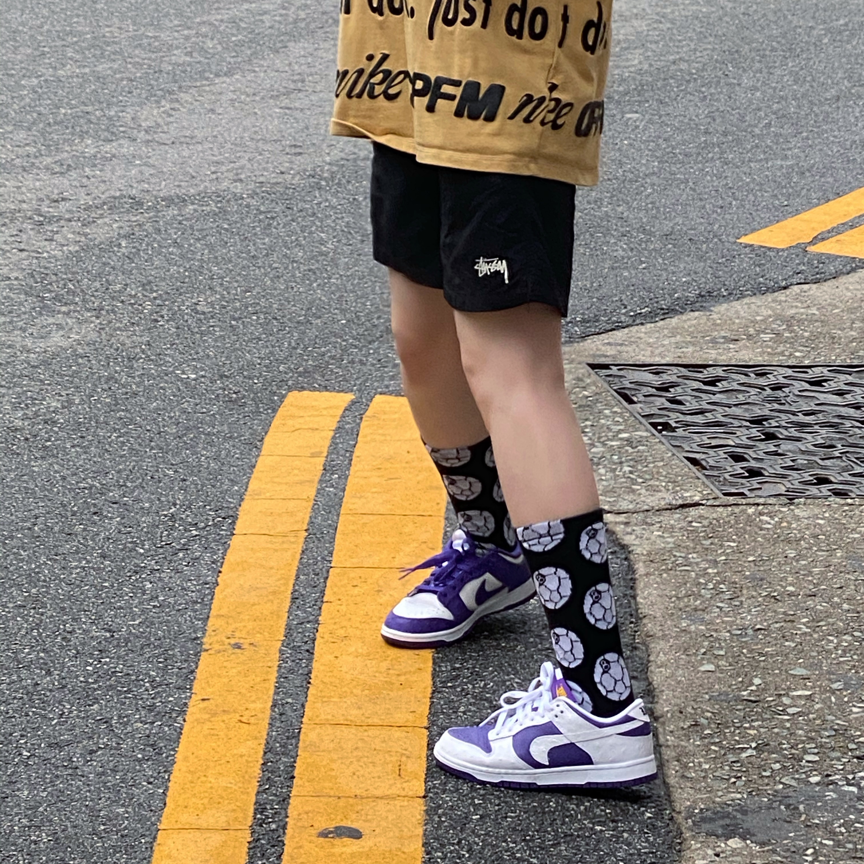 (W) Nike Dunk Low SE Flip 착용 스타일