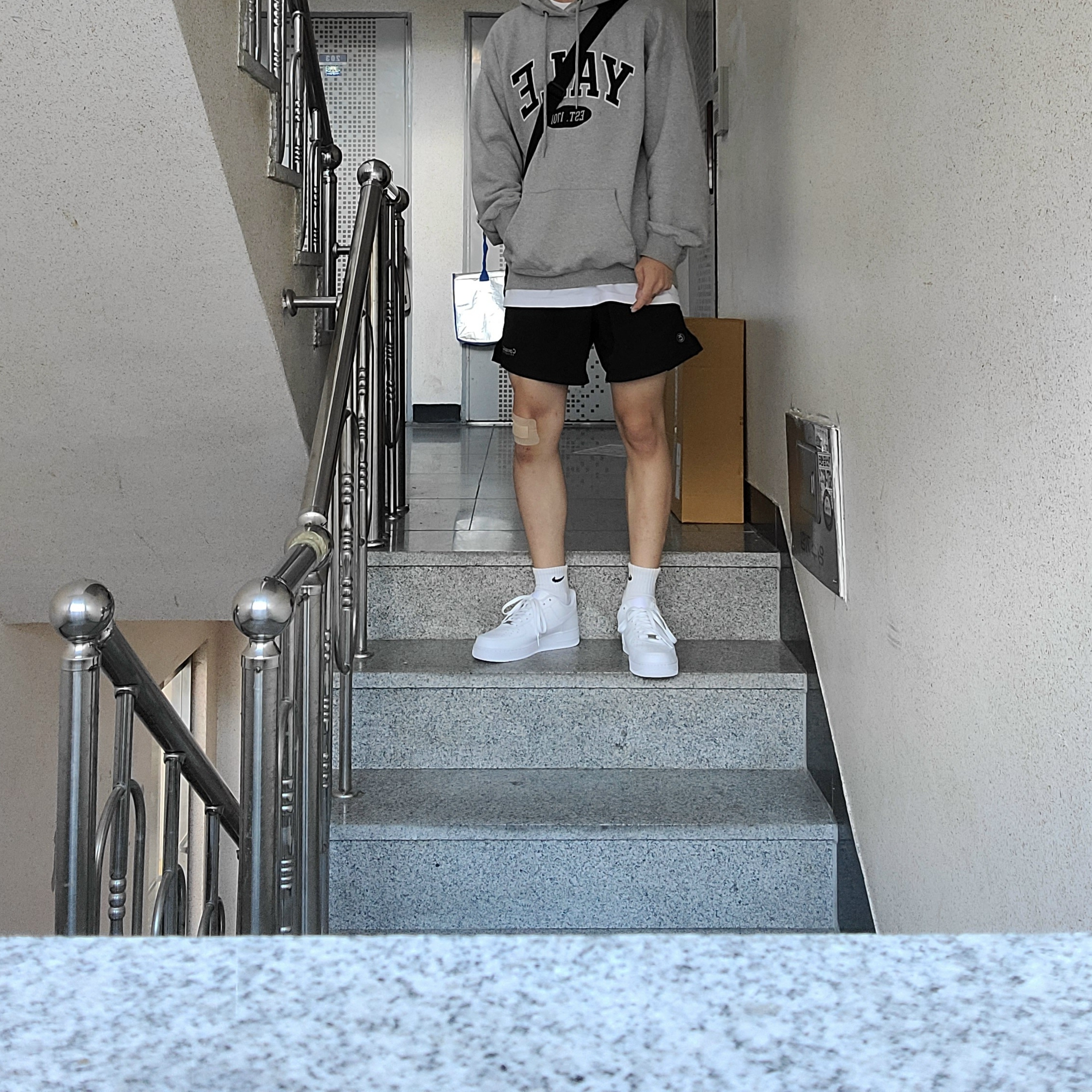 Nike Air Force 1 '07 Low White 착용 스타일