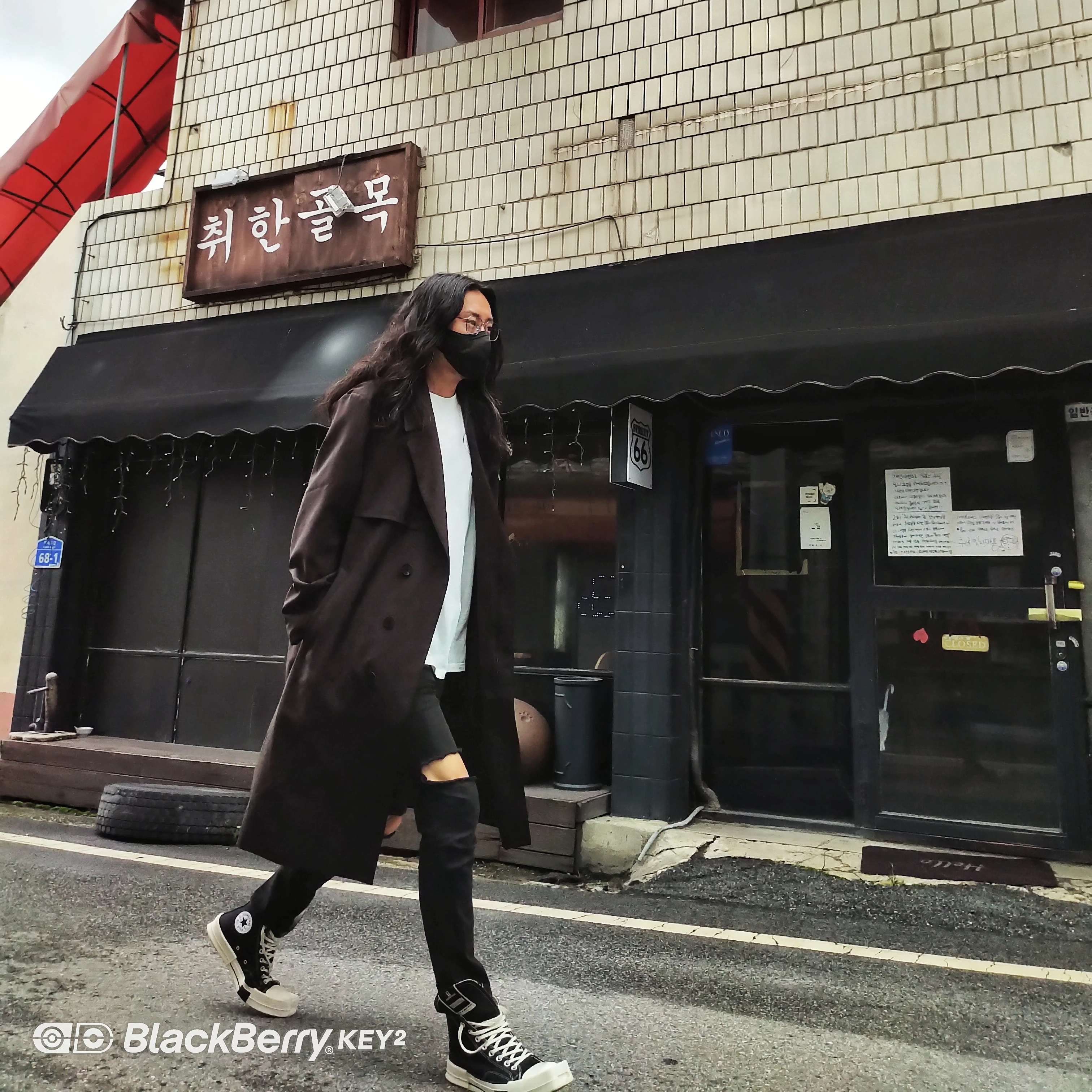 Converse x Drkshdw Turbodrk Chuck 70 Hi Black 착용 스타일 - 1