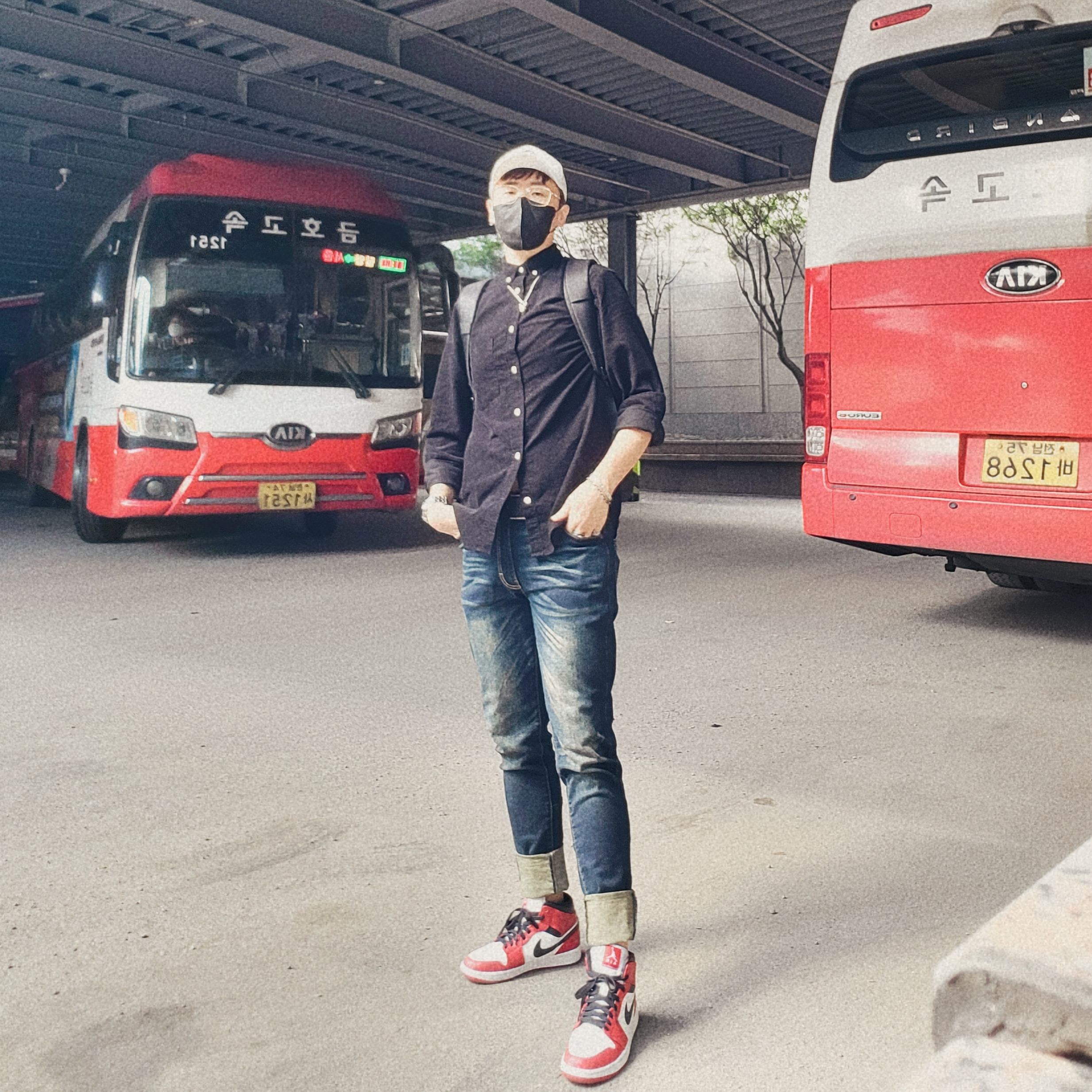 Jordan 1 Mid Chicago 2020 착용 스타일
