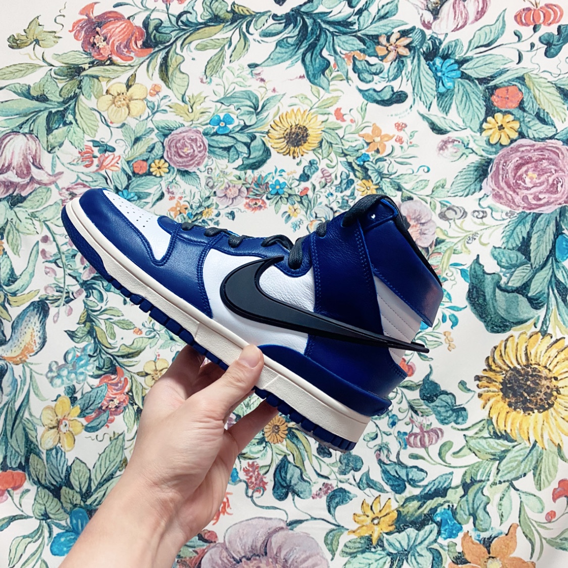 Nike x Ambush Dunk High Deep Royal Blue 착용 스타일