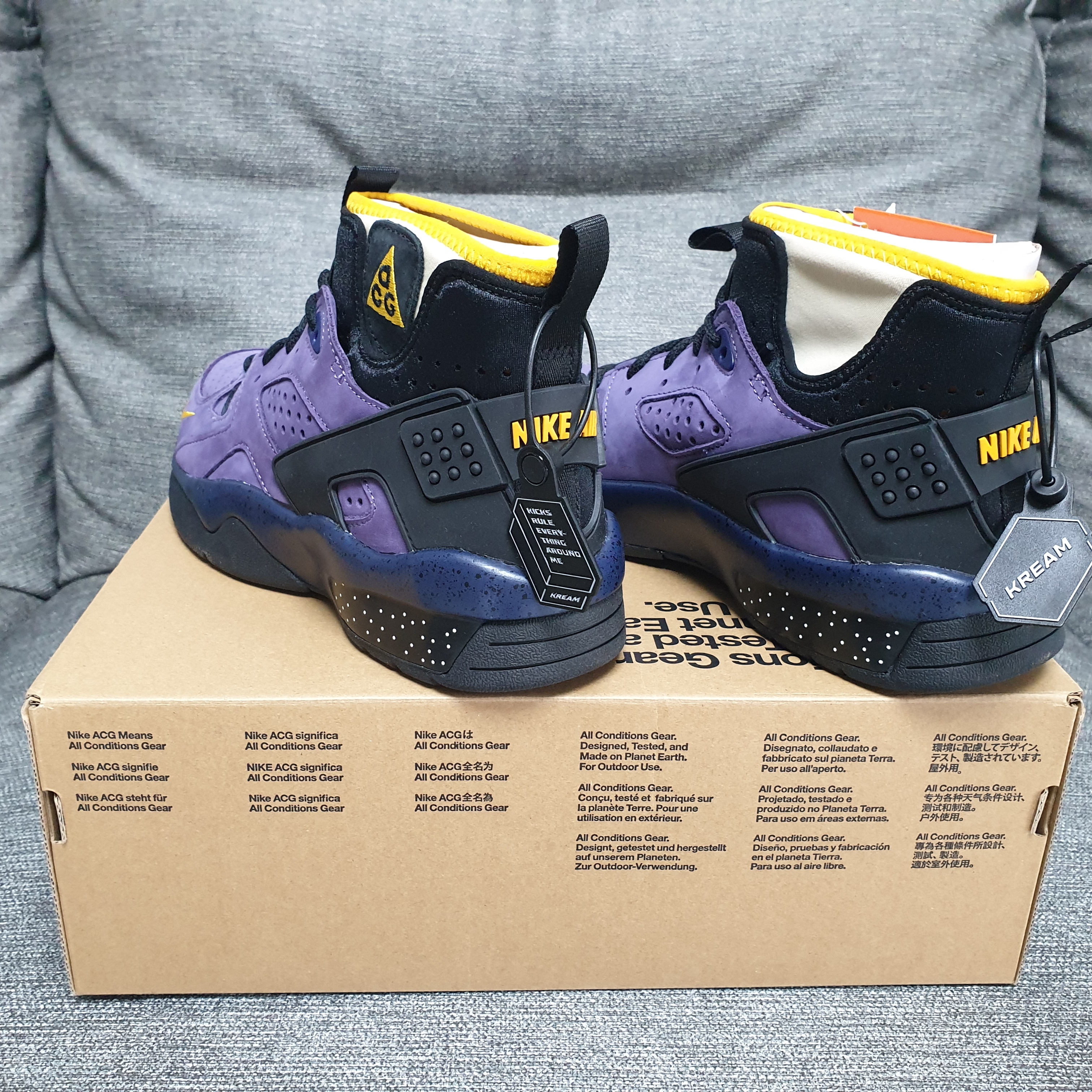 Nike ACG Air Mowabb Gravity Purple 착용 스타일 - 3