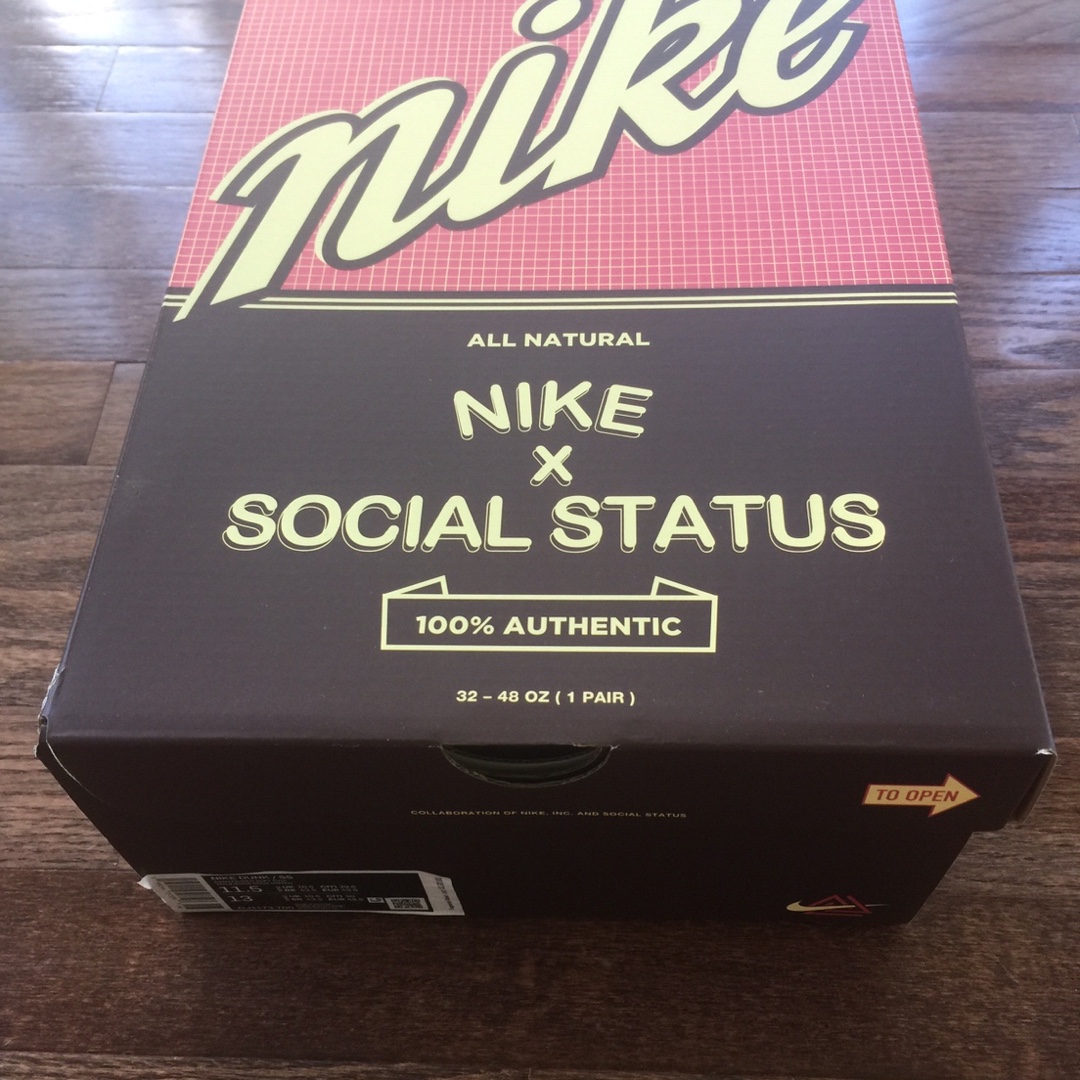Nike x Social Status Dunk Mid Free Lunch Chocolate Milk 착용 스타일 - 1