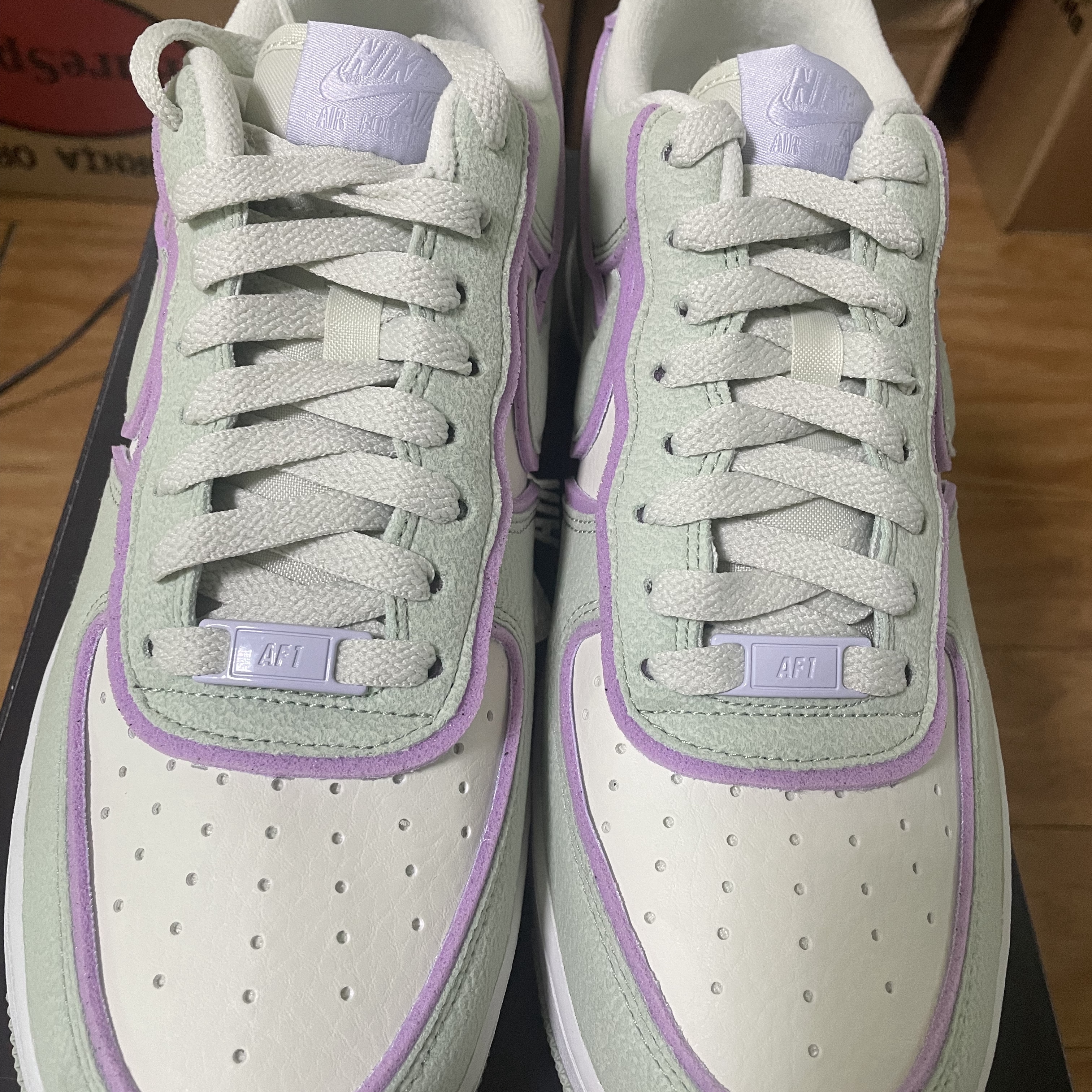 Nike Air Force 1 Low Sea Glass 착용 스타일 - 1