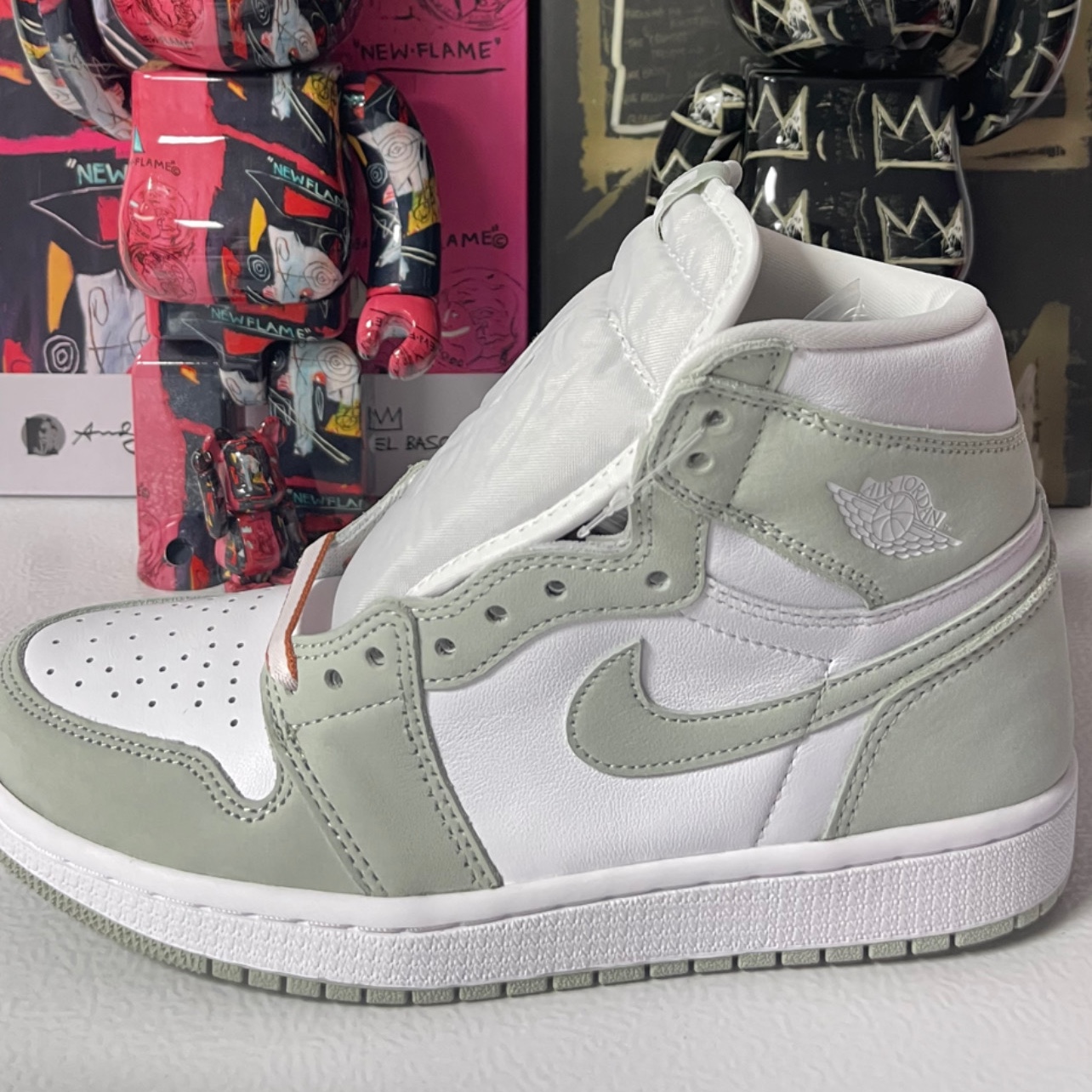 (W) Jordan 1 Retro High OG Seafoam 착용 스타일