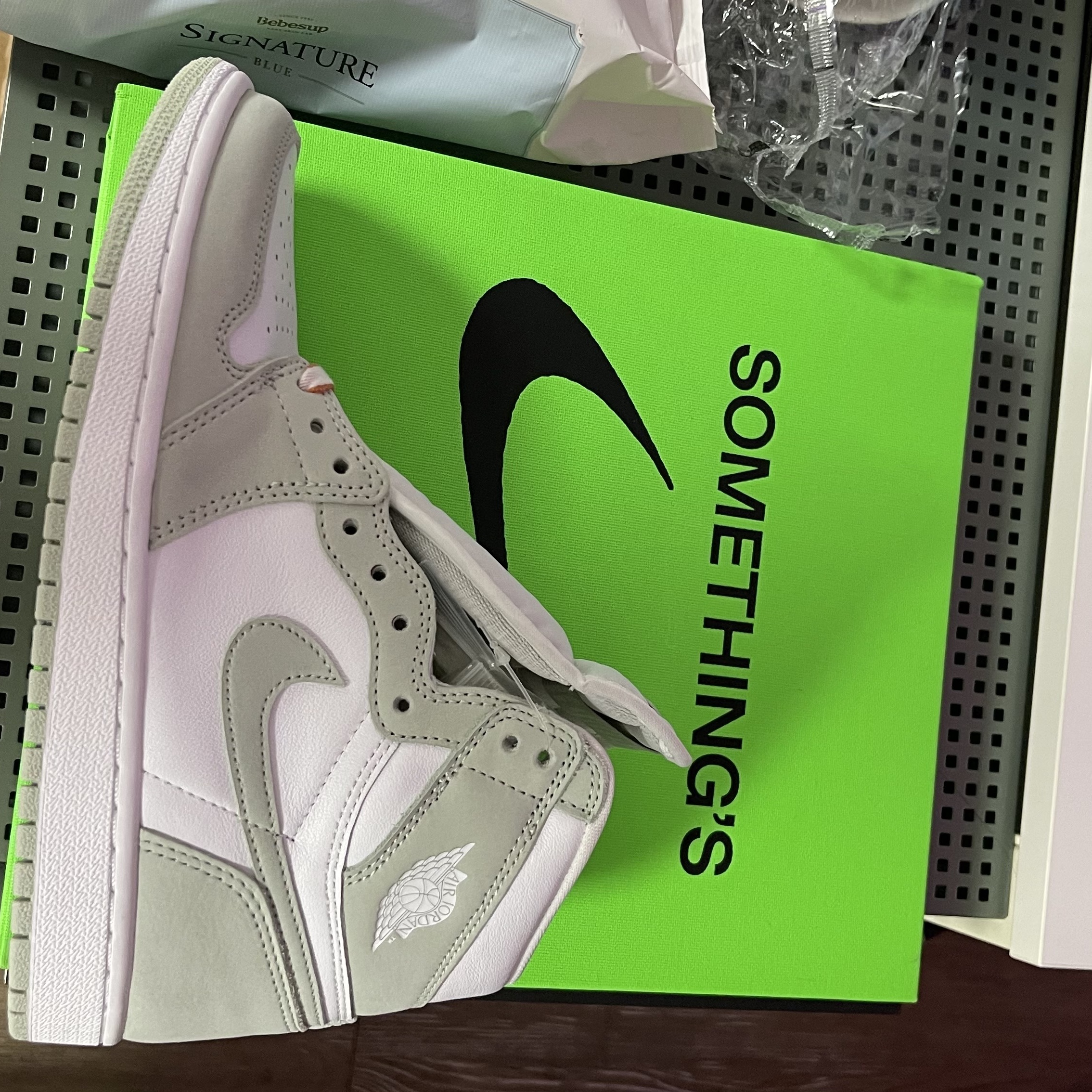 (W) Jordan 1 Retro High OG Seafoam 착용 스타일