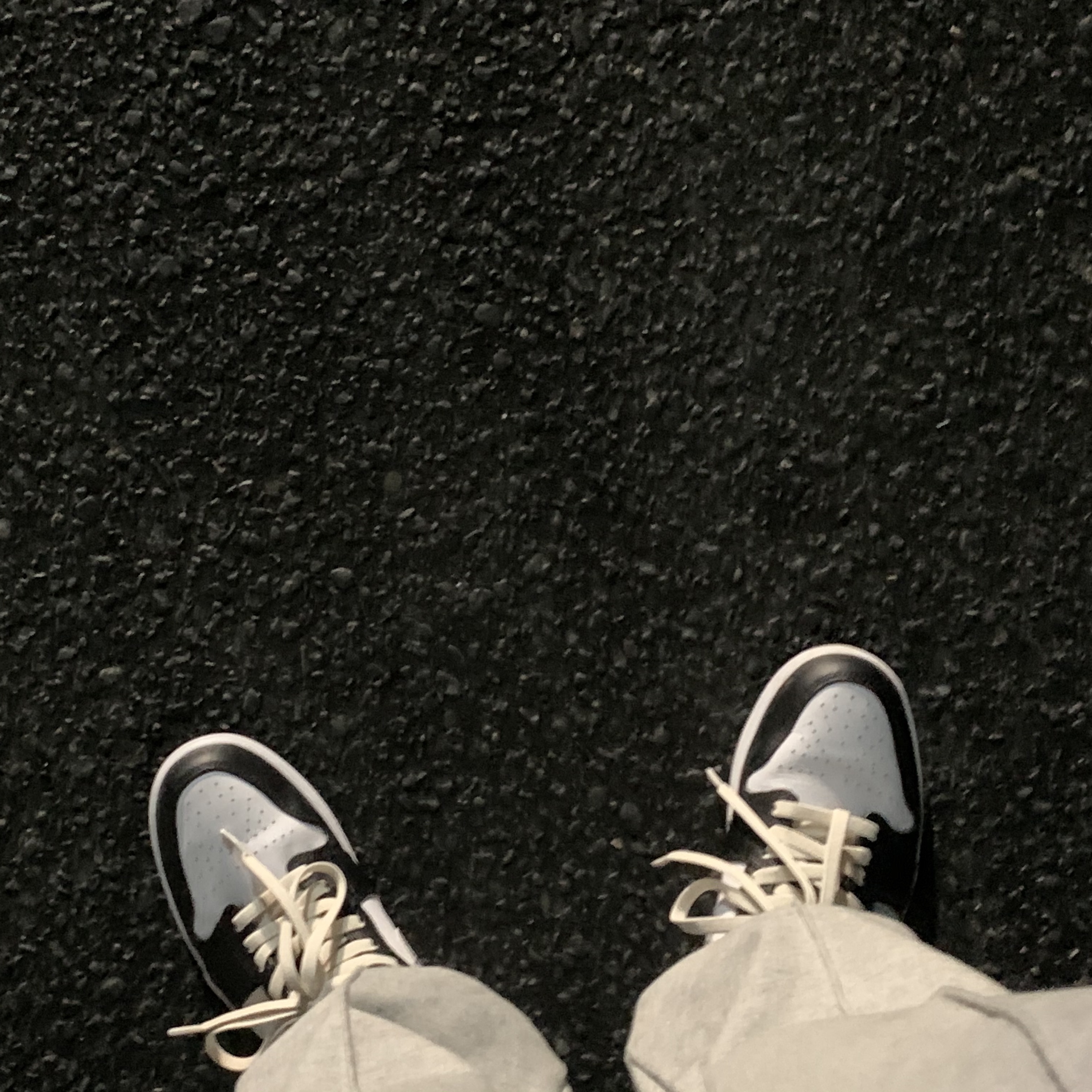 Jordan 1 Low Black Particle Grey 착용 스타일