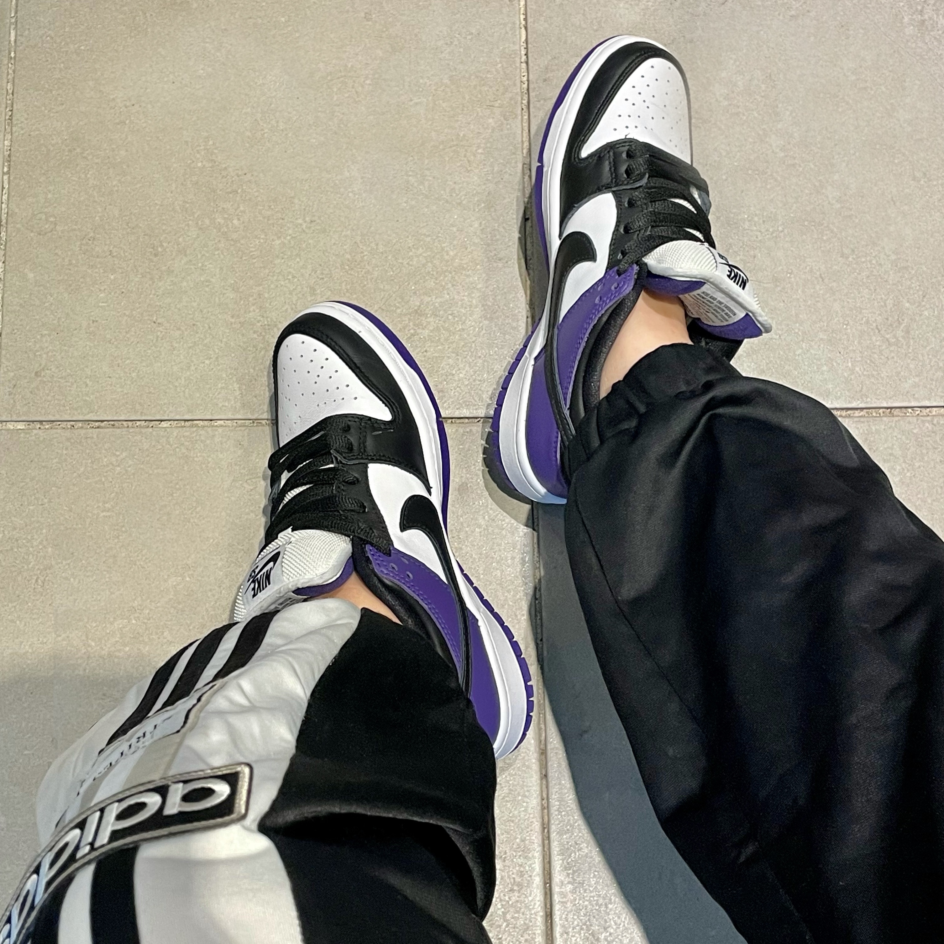 Nike SB Dunk Low Pro Court Purple 착용 스타일