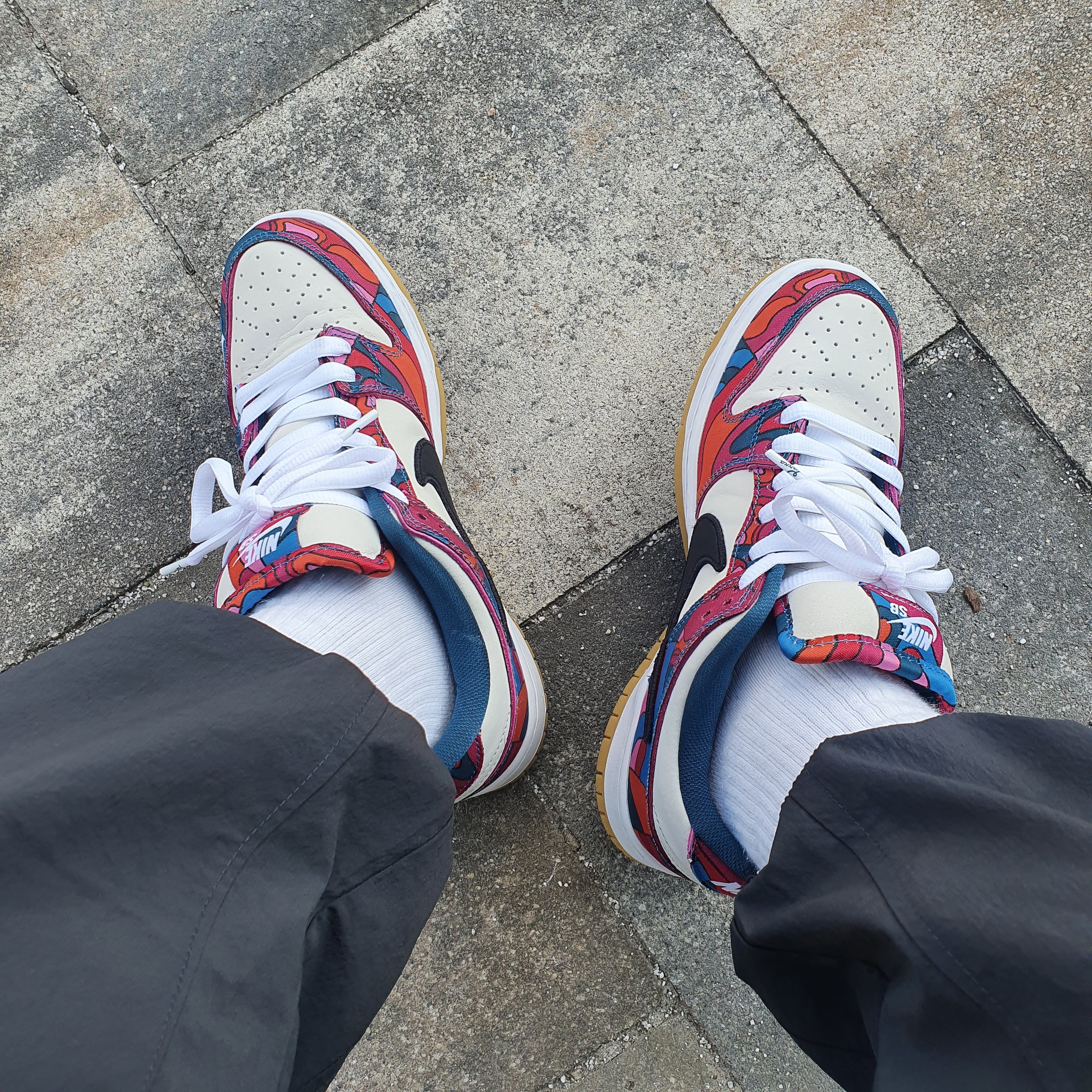 Nike x Parra SB Dunk Low Pro Abstract Art 착용 스타일 - 2