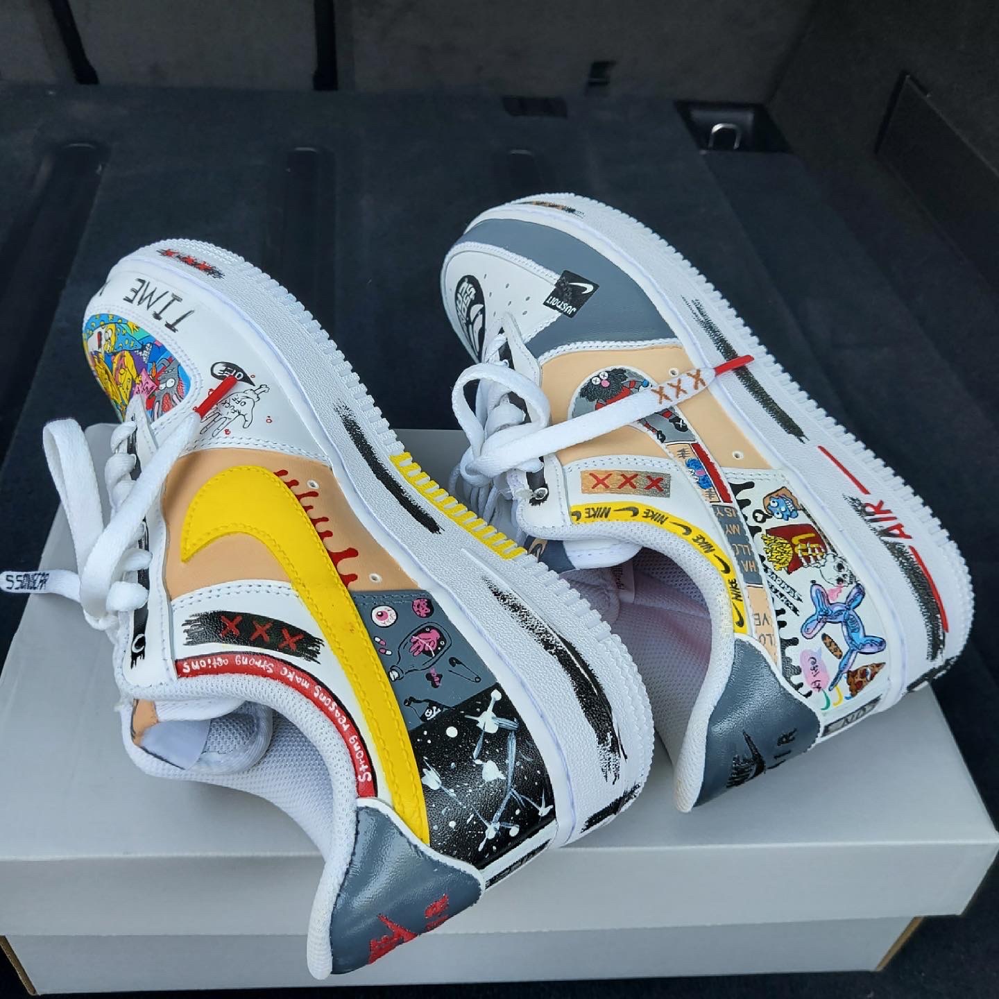 Nike x Peaceminusone Air Force 1 Low Para-Noise 2.0 착용 스타일 - 2