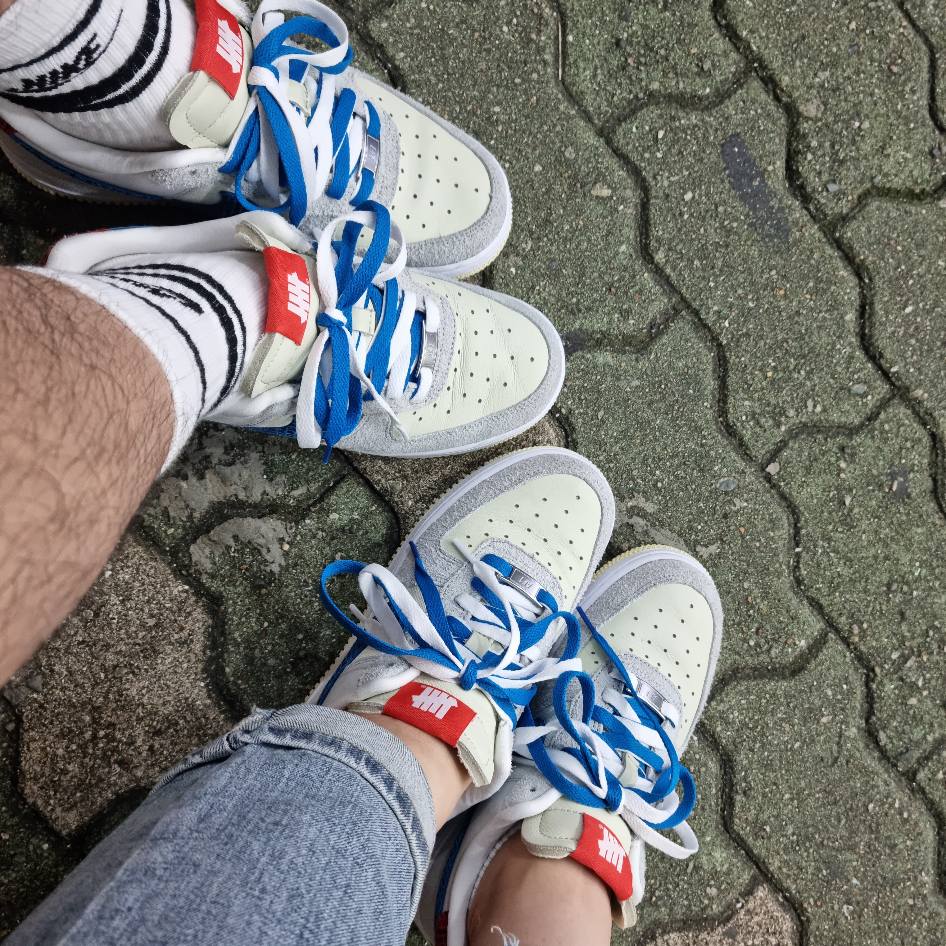 Nike x Undefeated Air Force 1 Low SP 5 On It 착용 스타일