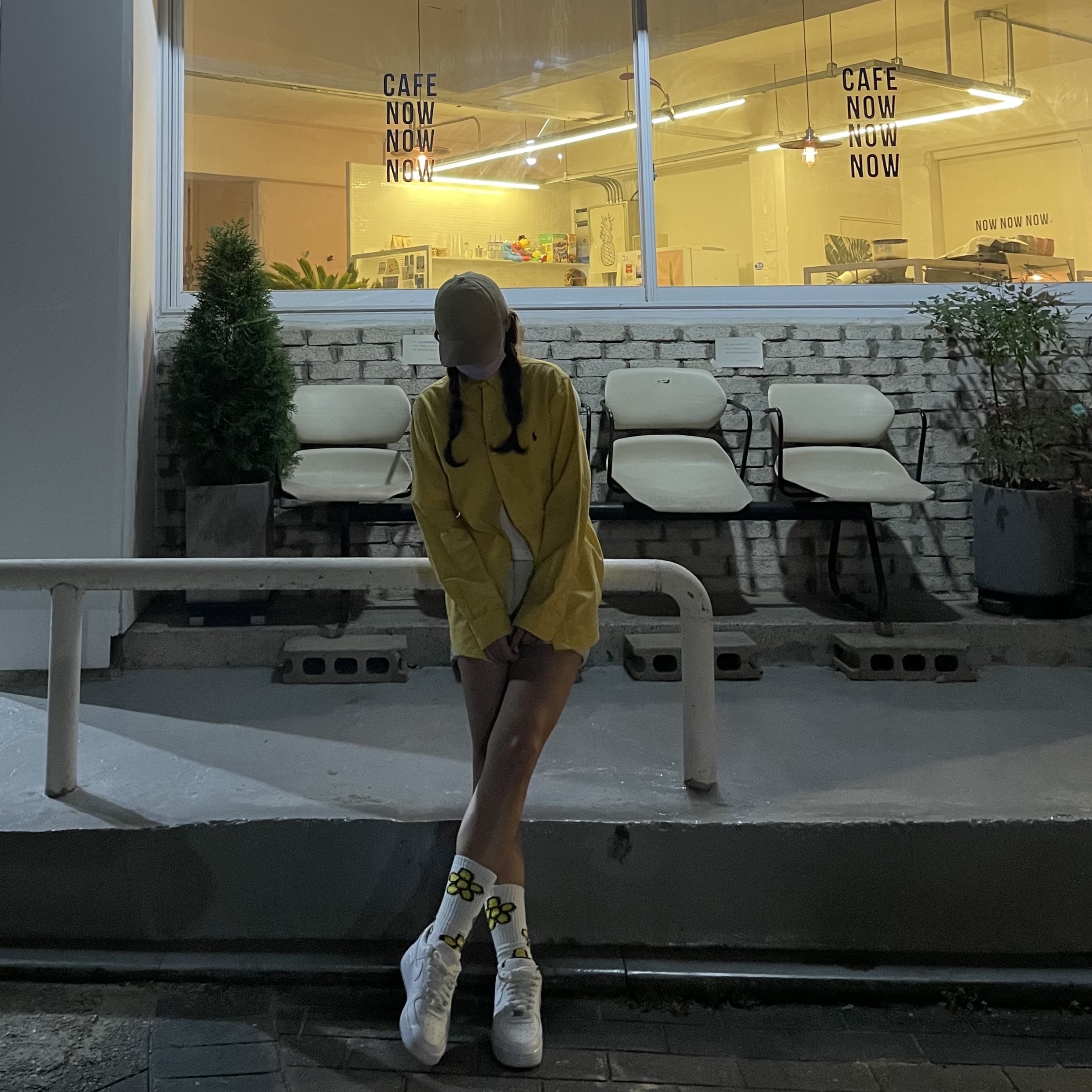 (W) Nike Air Force 1 '07 Low White 착용 스타일