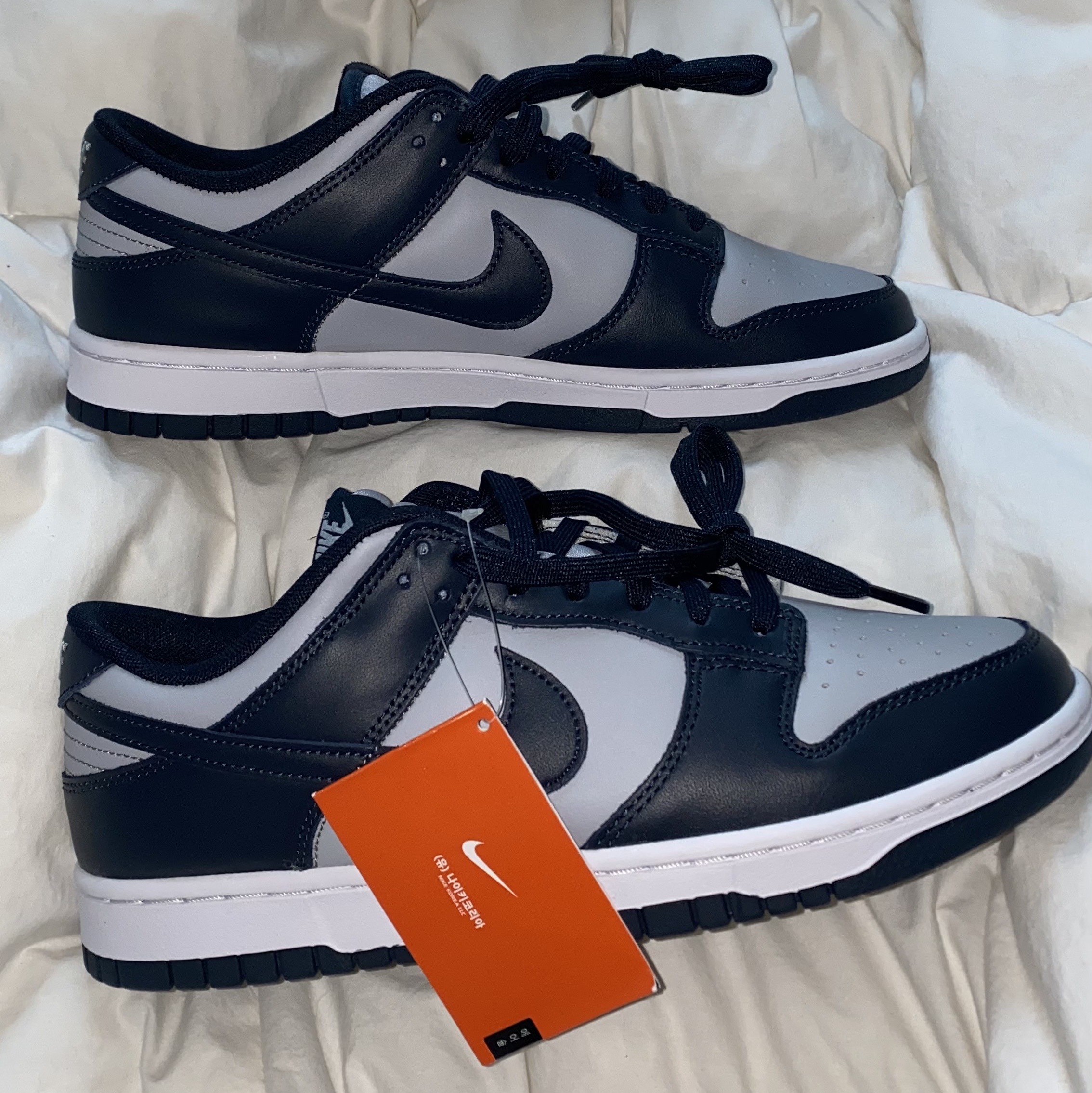 Nike Dunk Low Retro Championship Grey 착용 스타일
