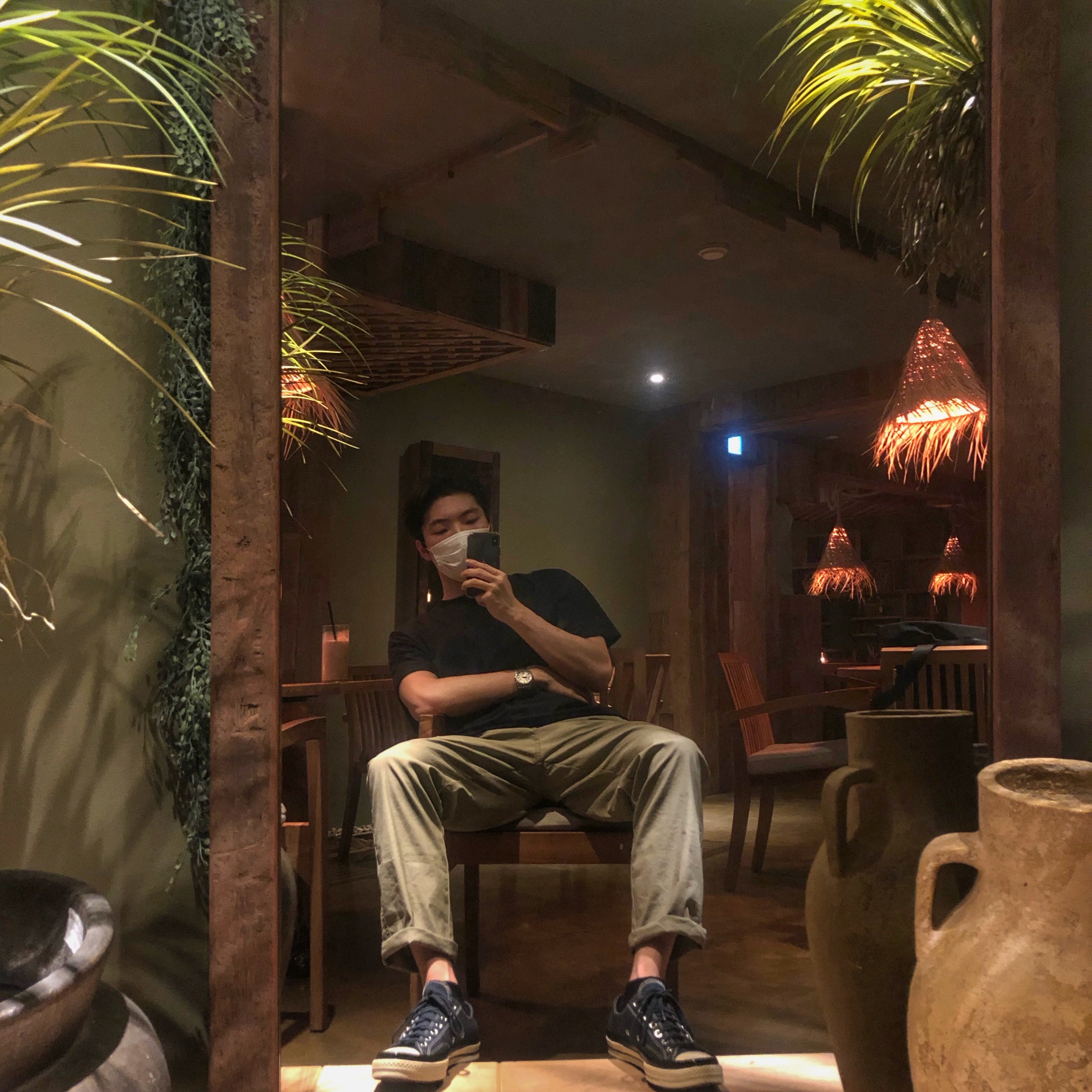 Converse x Moncler x Fragment Chuck 70 Ox Fraylor III Insignia Blue 착용 스타일 - 1