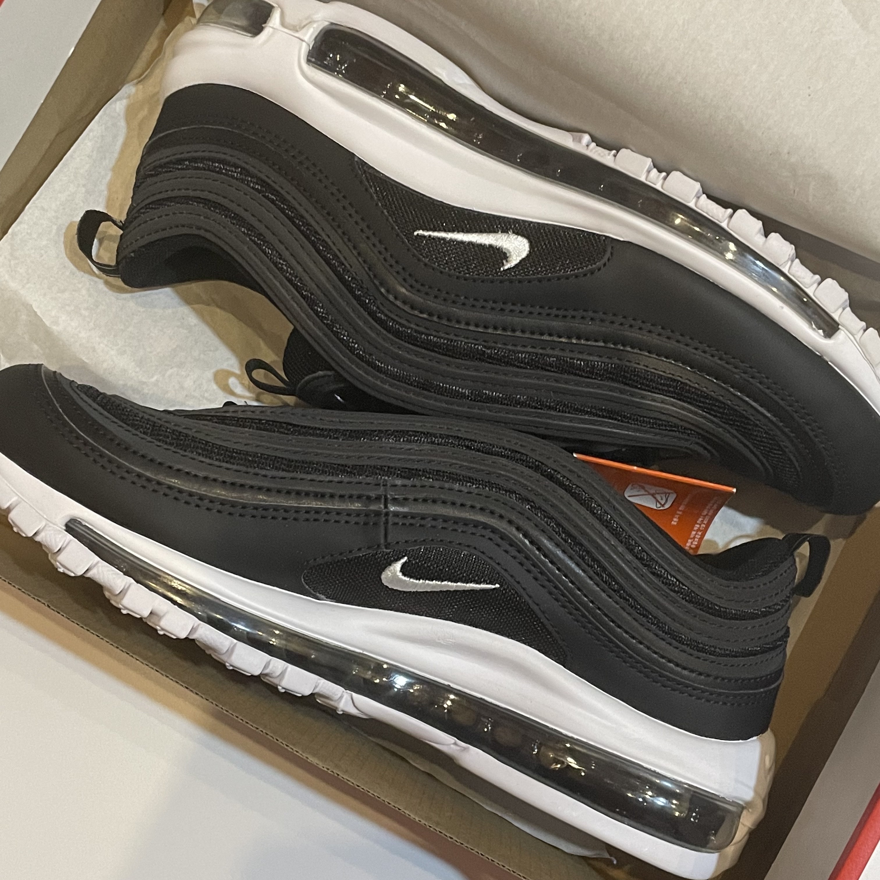 Nike Air Max 97 Black White 착용 스타일