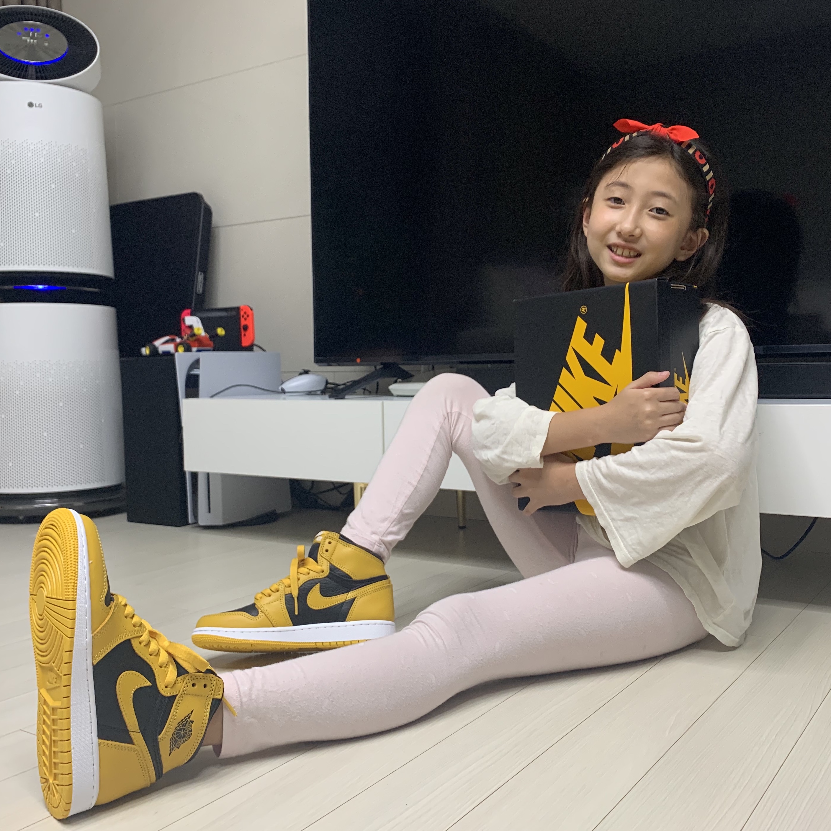(GS) Jordan 1 Retro High OG Pollen 착용 스타일