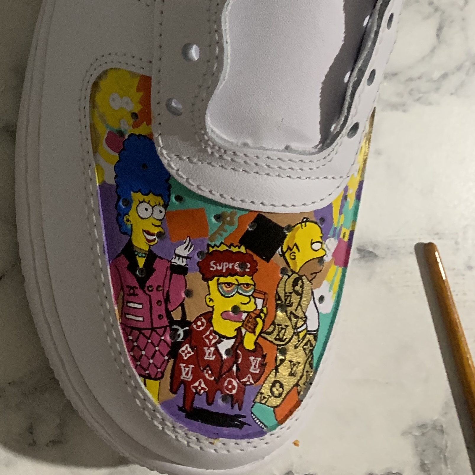 Nike x Peaceminusone Air Force 1 Low Para-Noise 2.0 착용 스타일 - 1