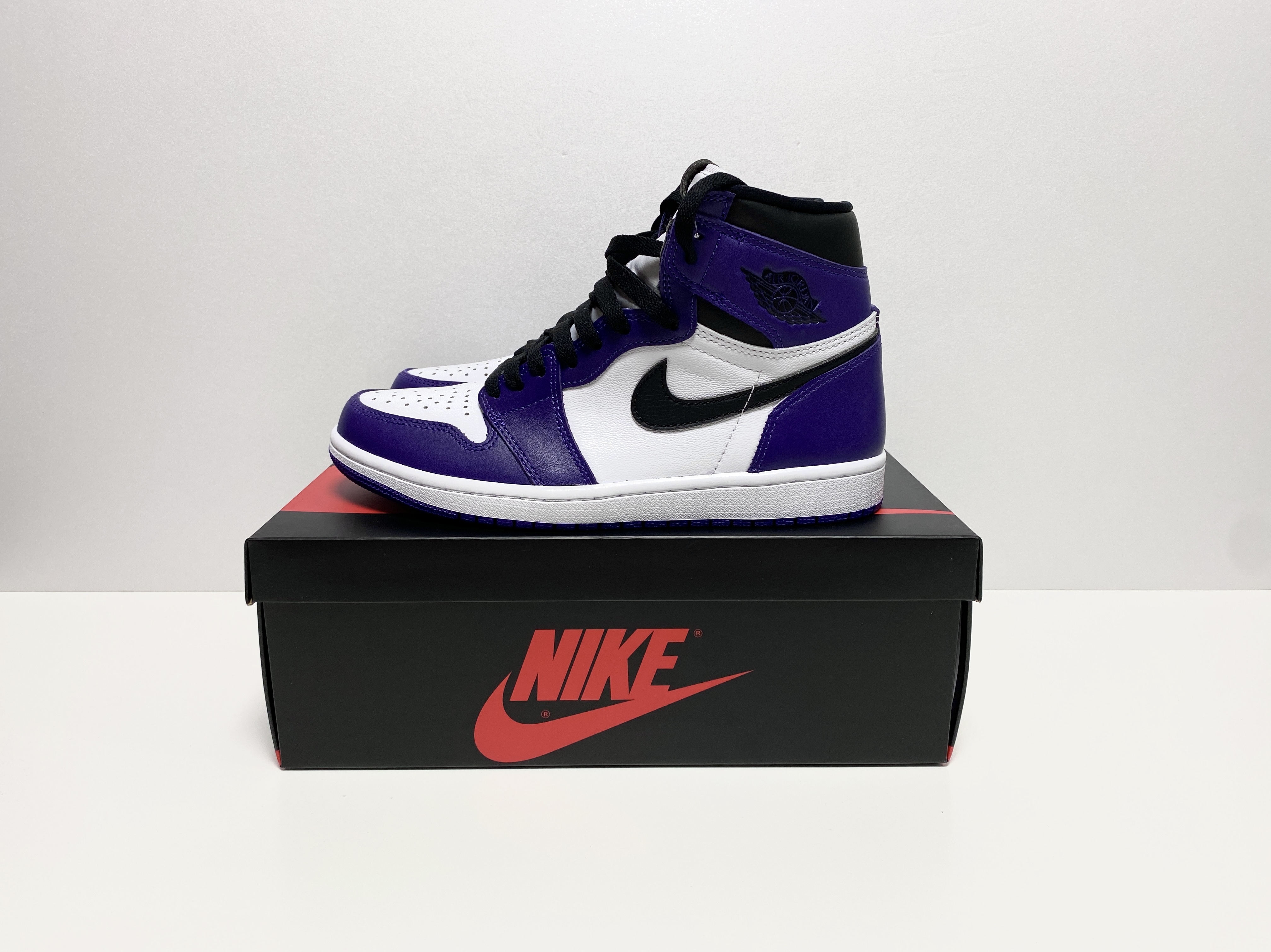 Jordan 1 Retro High OG Court Purple 2020 착용 스타일 - 1