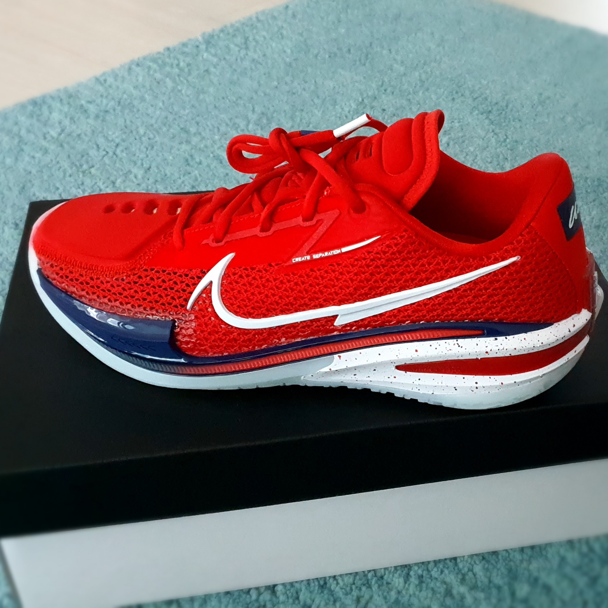 Nike Air Zoom GT Cut Team USA, Nike Air Zoom GT Cut Blue Void 착용 스타일 - 1