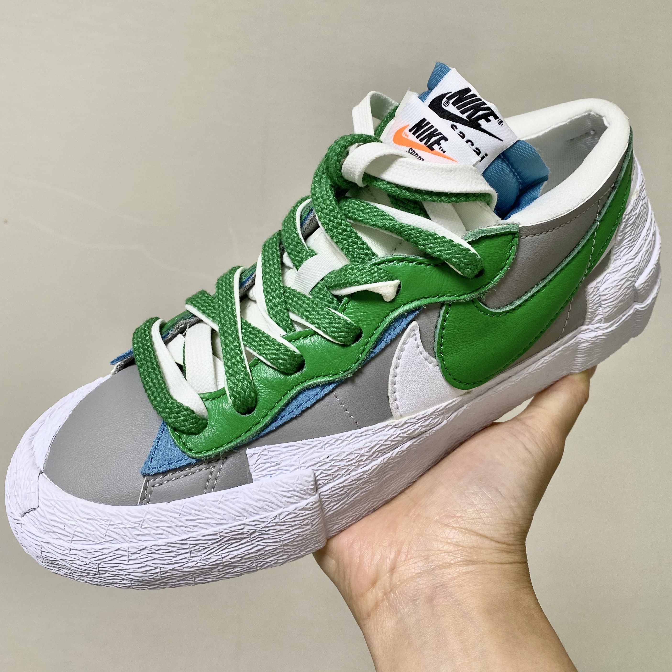 Nike x Sacai Blazer Low Classic Green 착용 스타일
