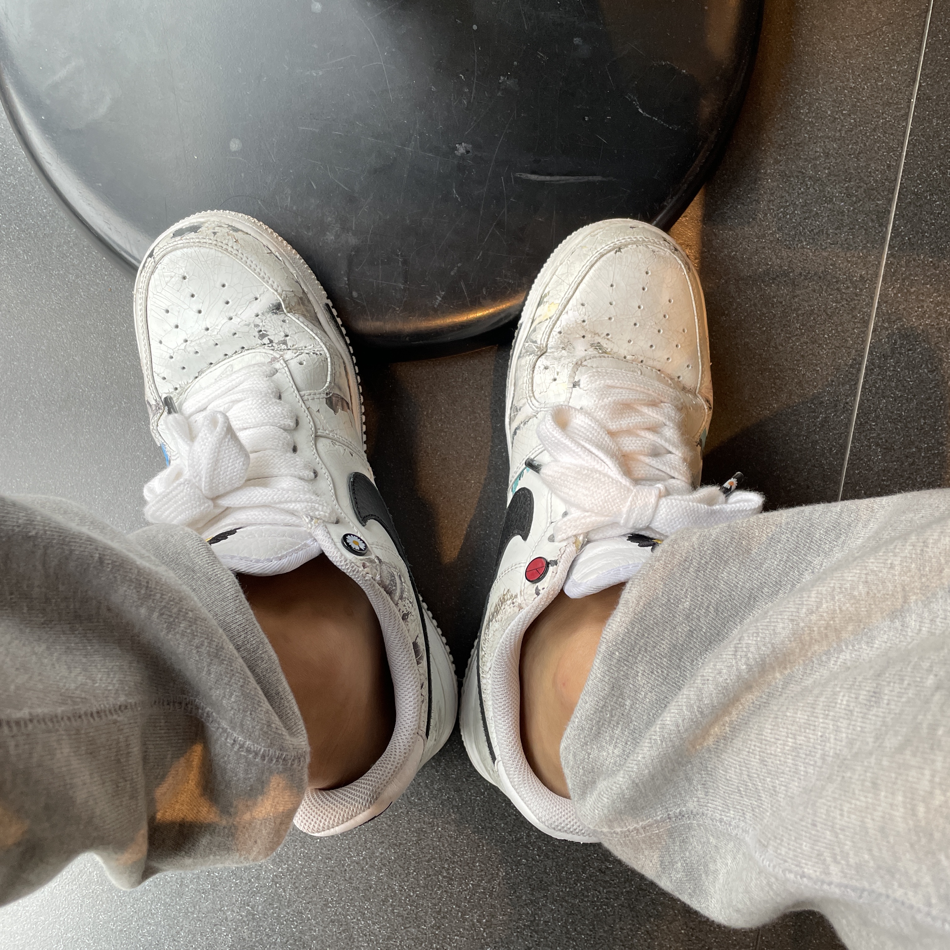 Nike x Peaceminusone Air Force 1 Low Para-Noise 2.0 착용 스타일