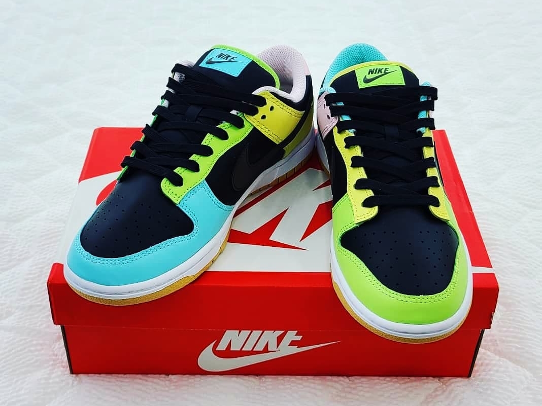 Nike Dunk Low SE Free.99 Black 착용 스타일 - 3