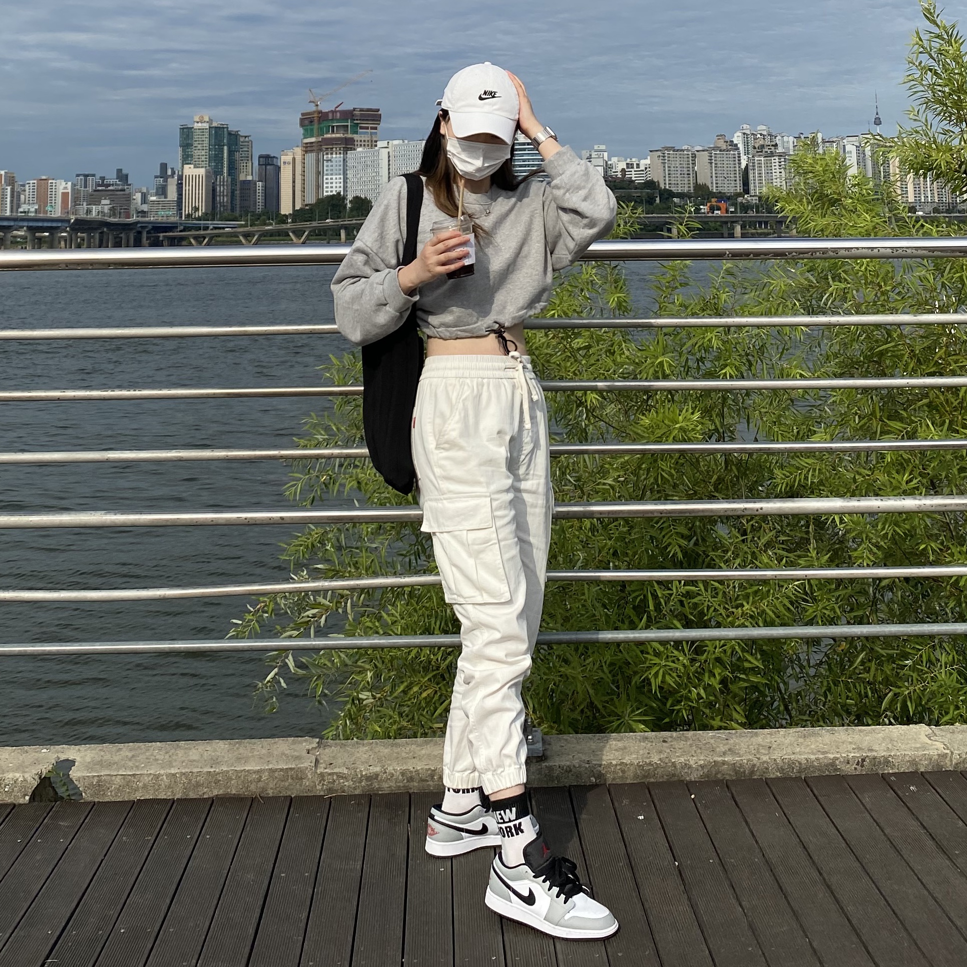 Jordan 1 Low Light Smoke Grey 착용 스타일