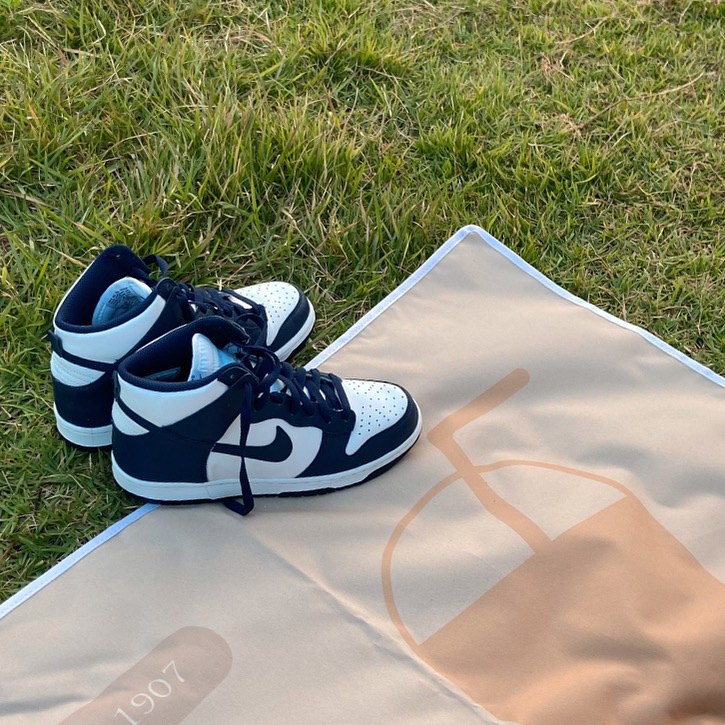 Nike Dunk High Retro Championship Navy, (GS) Nike Dunk High Championship Navy 착용 스타일 - 2