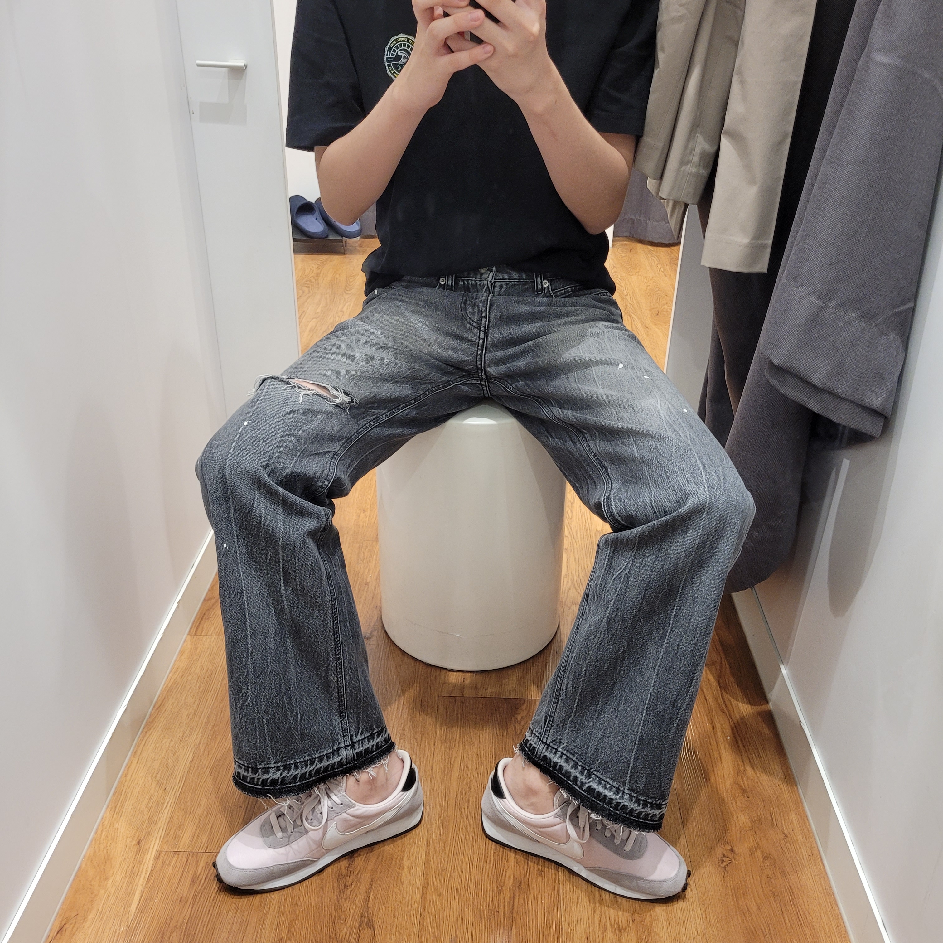 (W) Nike Daybreak Barely Rose 착용 스타일 - 3