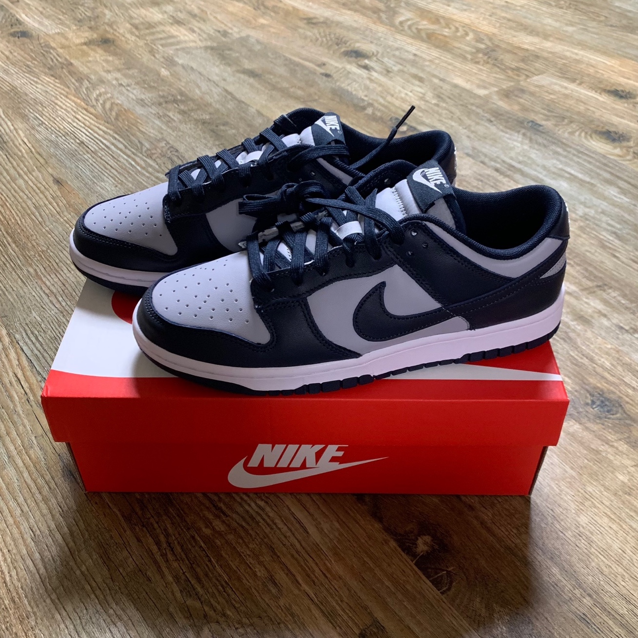 Nike Dunk Low Retro Championship Grey 착용 스타일