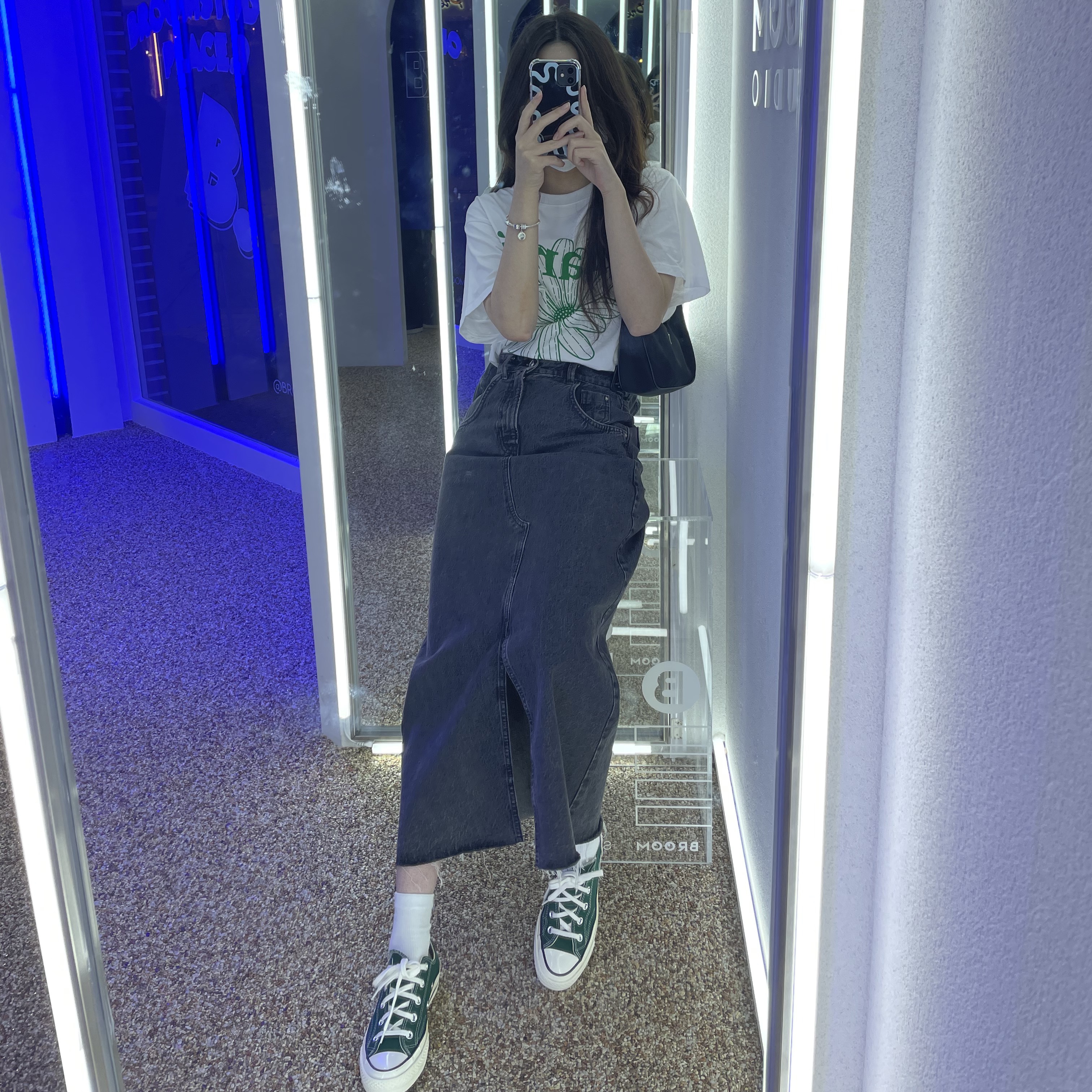 Converse Chuck 70 Ox Midnight Clover 착용 스타일