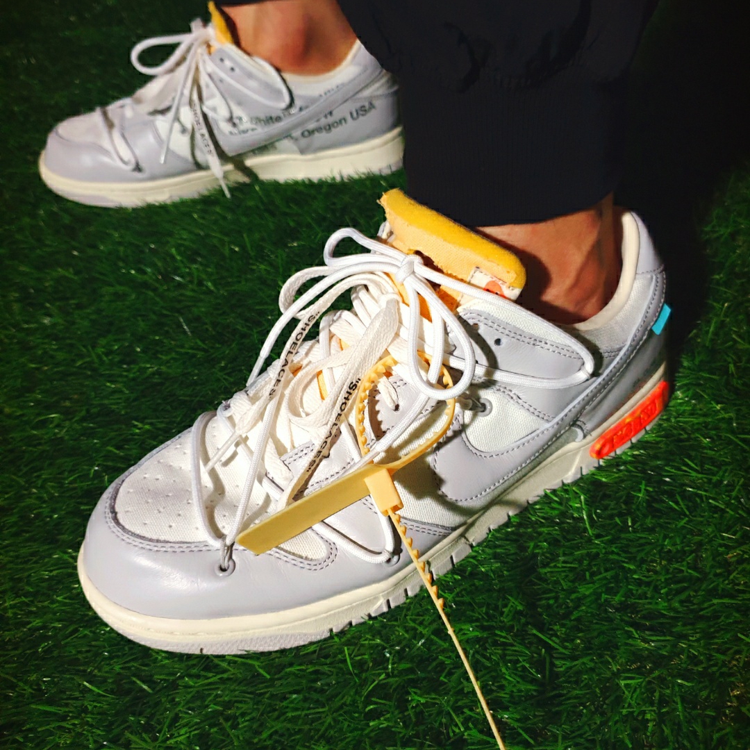 Nike x Off-White Dunk Low The 50 - Lot 46 착용 스타일 - 5